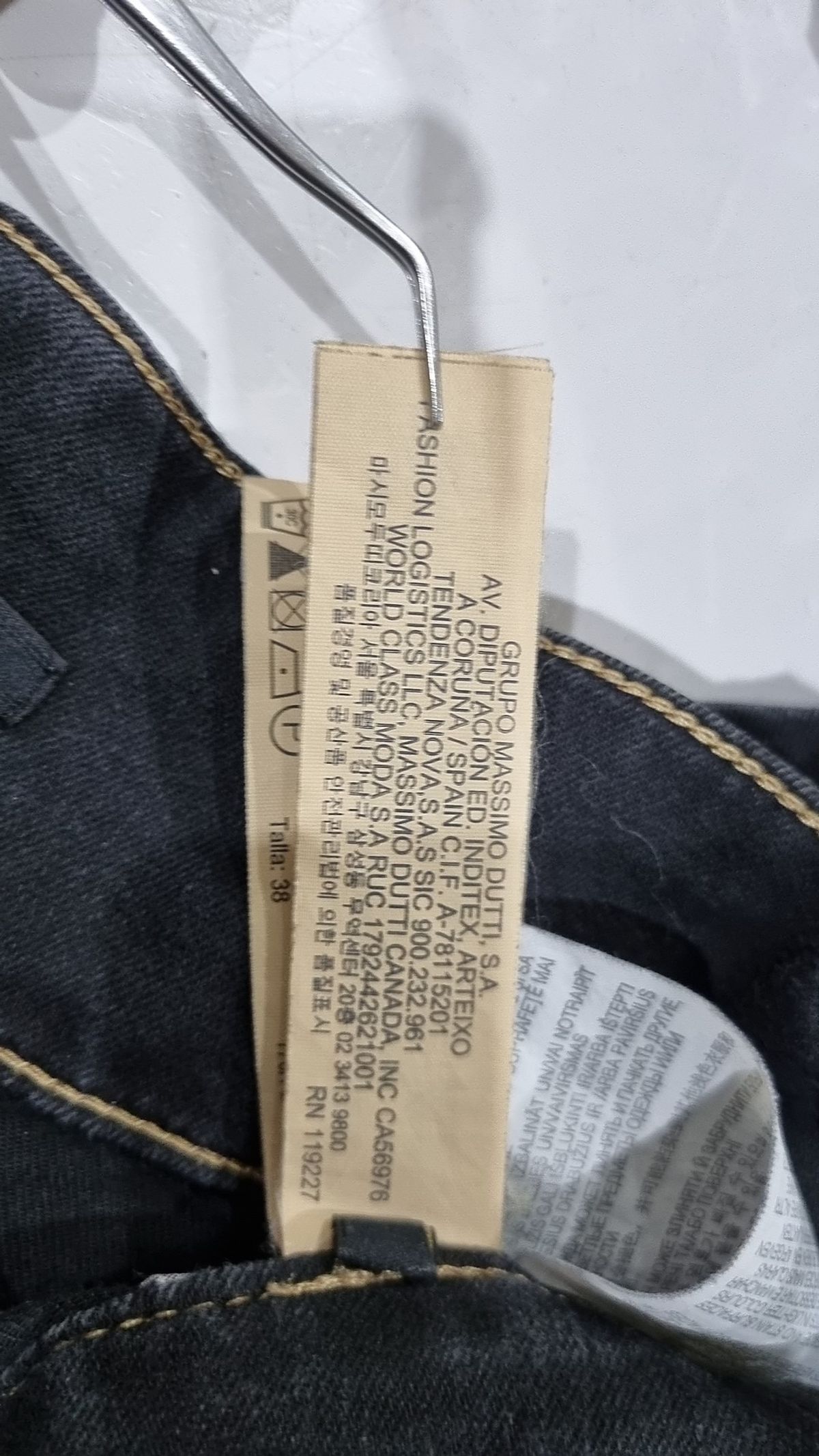 마시모두띠(Massimo dutti) 청/데님 팬츠 38