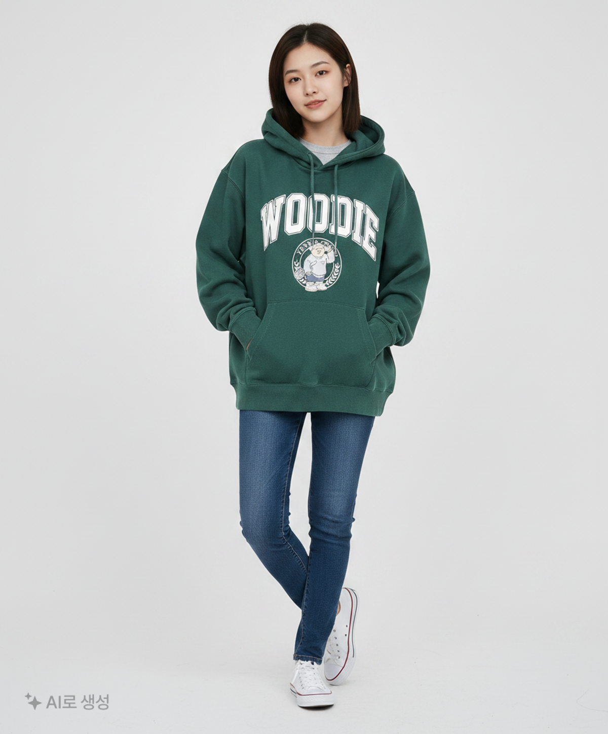 스파오(SPAO) 후드 티셔츠 M