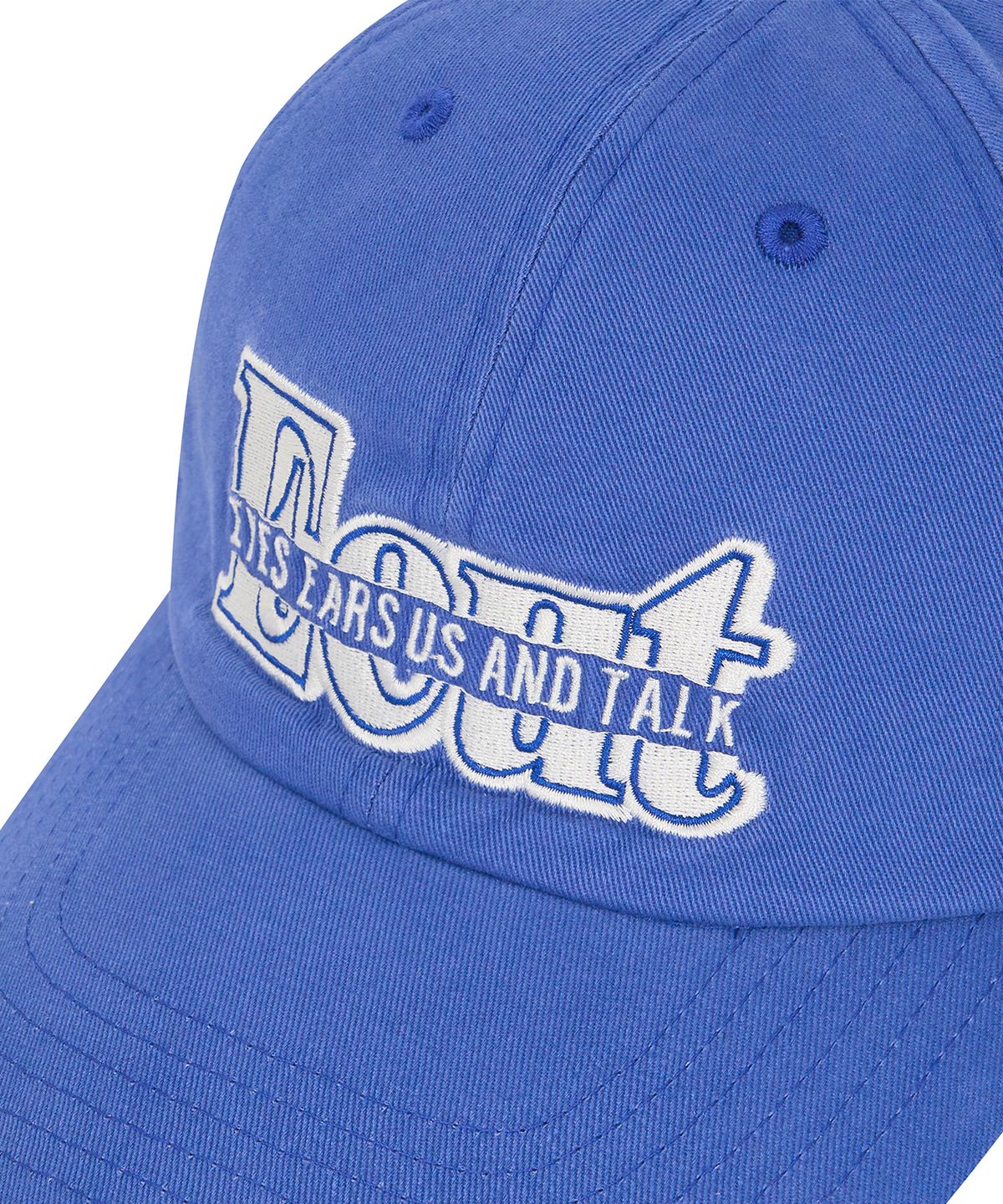 이우트(EEUT) STRIKETHROUGH EEUT CAP / BLUE