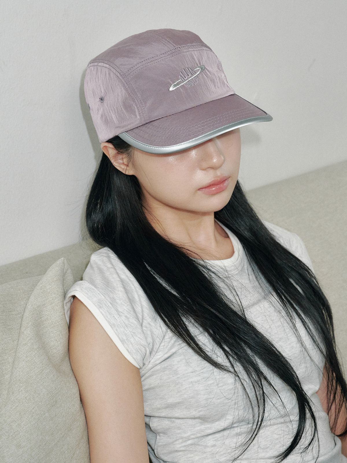 올인컴플리트(ALLINCOMPLETE) 새턴 나일론 캠프캡 (퍼플)
