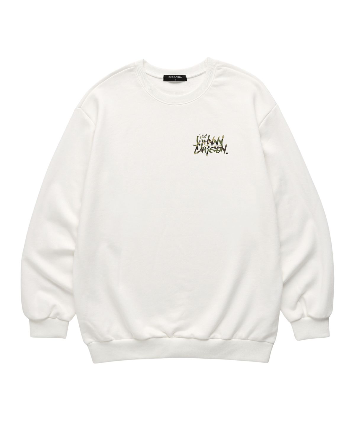 자니카슨(JOHNNY CARSON) Classic Graffiti Logo 맨투맨 (JCLTS016) 화이트/카모