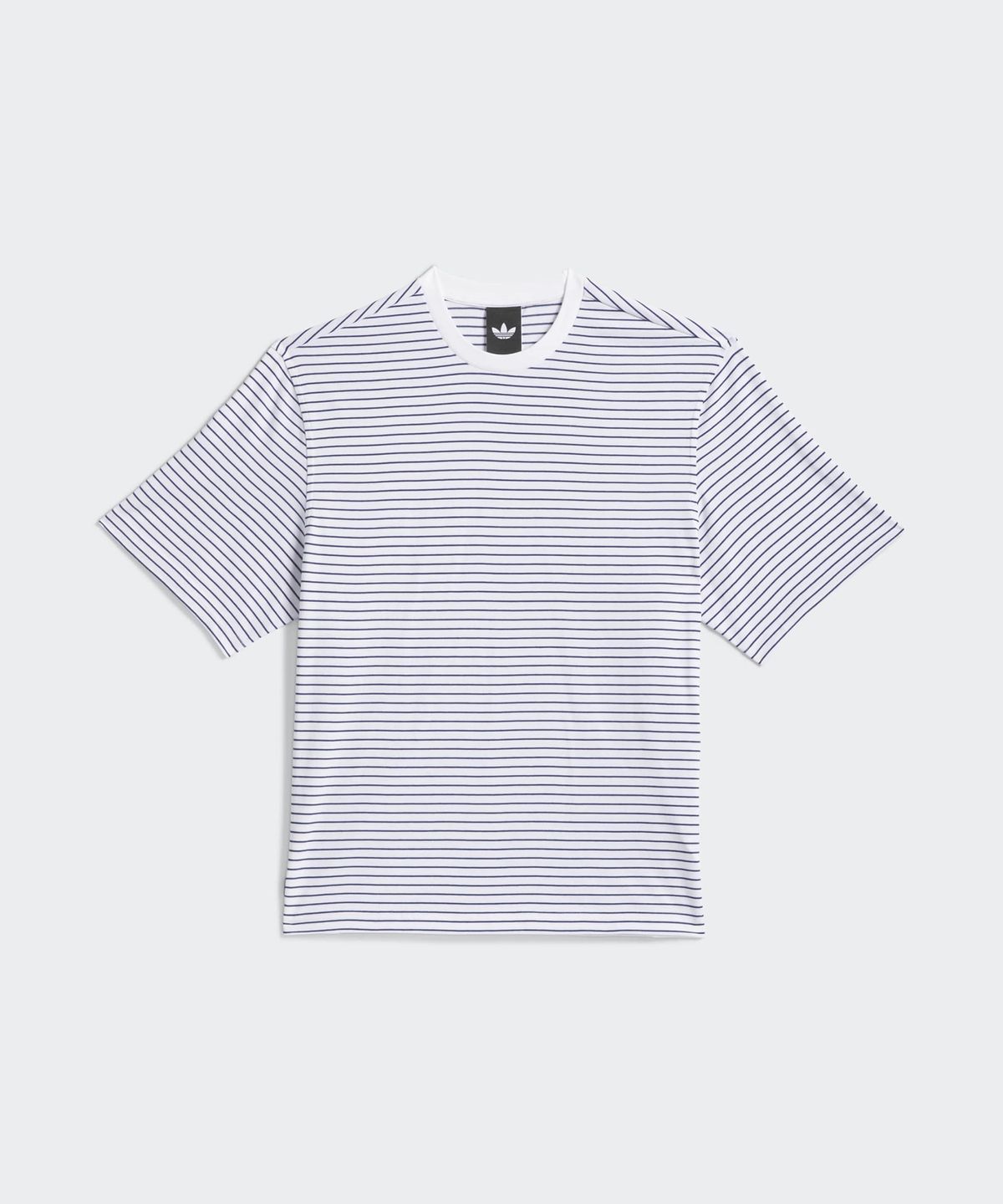 아디다스(ADIDAS) 스케이트보딩 원사 염색 티셔츠 - 화이트:다크블루 / KC6291