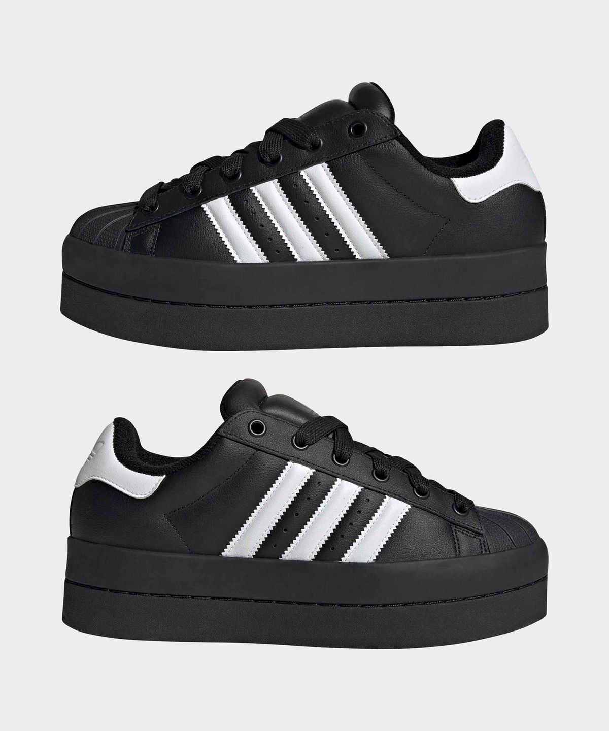 아디다스(ADIDAS) 슈퍼스타 스택 - 블랙:화이트 / KK2591