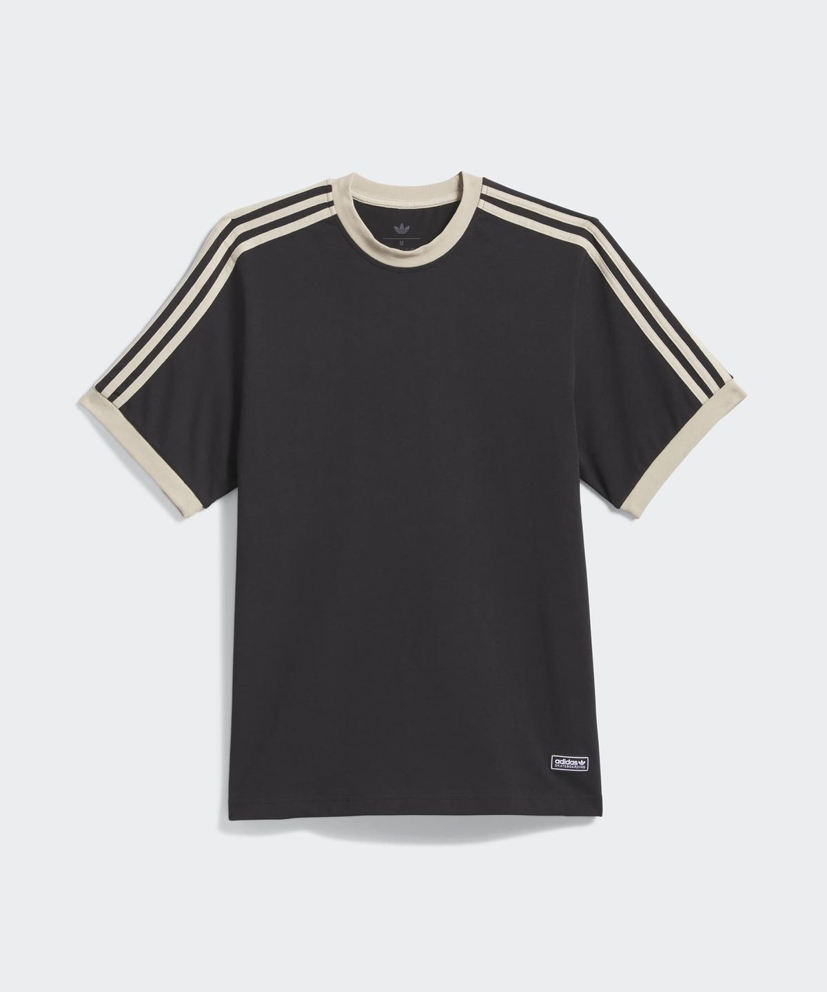 아디다스(ADIDAS) 스케이트보딩 링거 티셔츠 - 블랙:카키 / KS4343