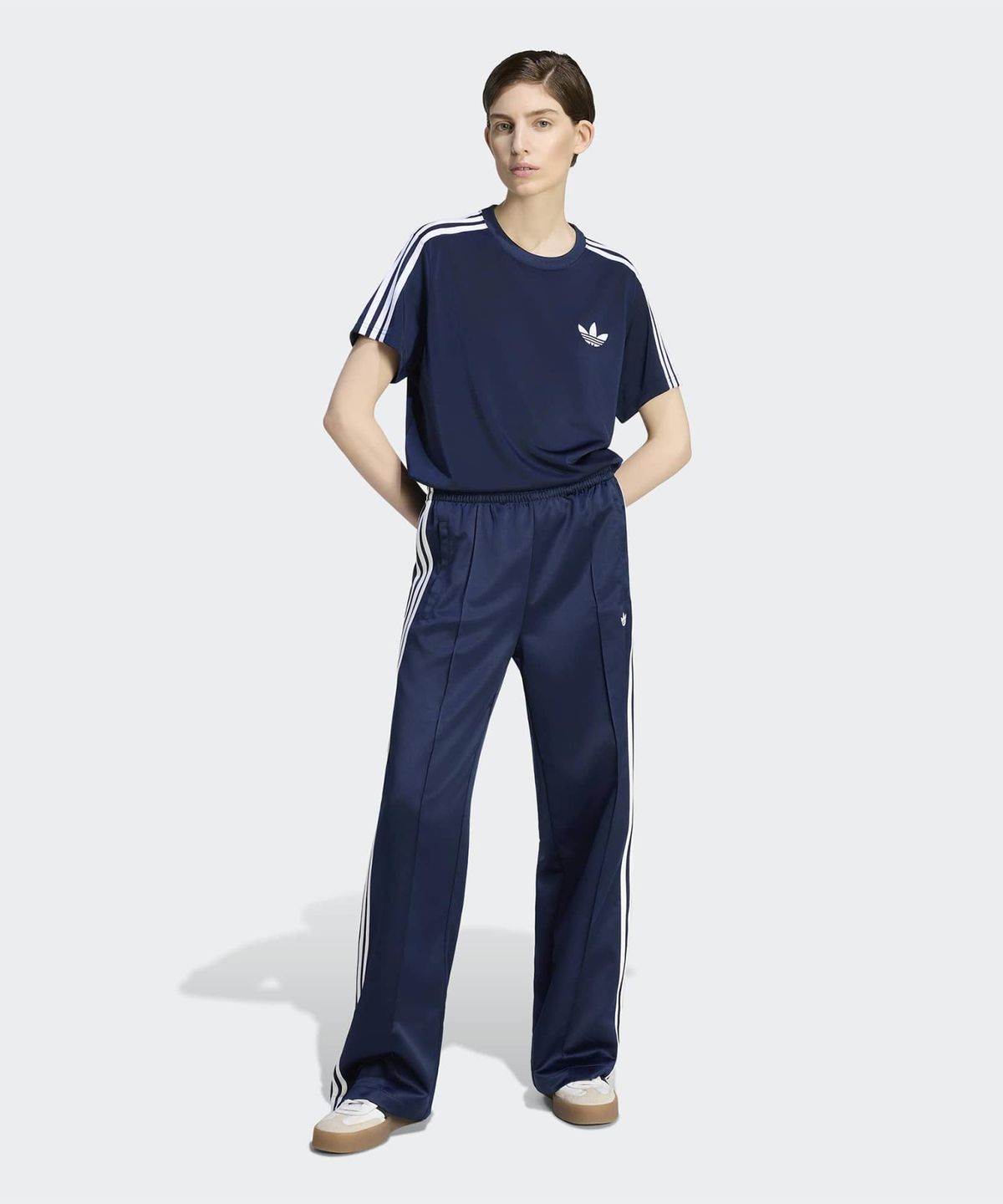 아디다스(ADIDAS) 파이어버드 티셔츠 - 나이트인디고:화이트 / KS4801