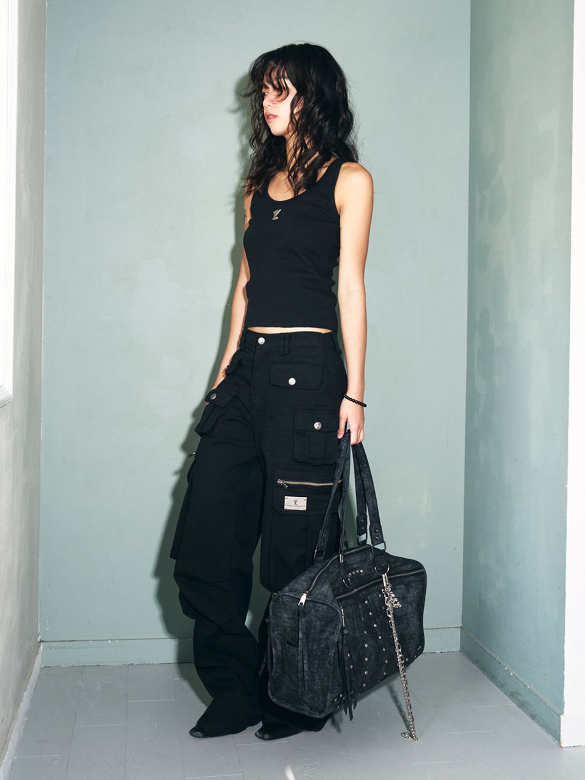 와이이이엘(YEEL) YL IDENTITY SHOULDER BAG BLACK
