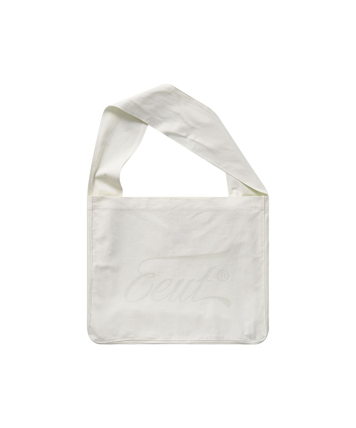 이우트(EEUT) WIDE STRAP ECO BAG / WHITE