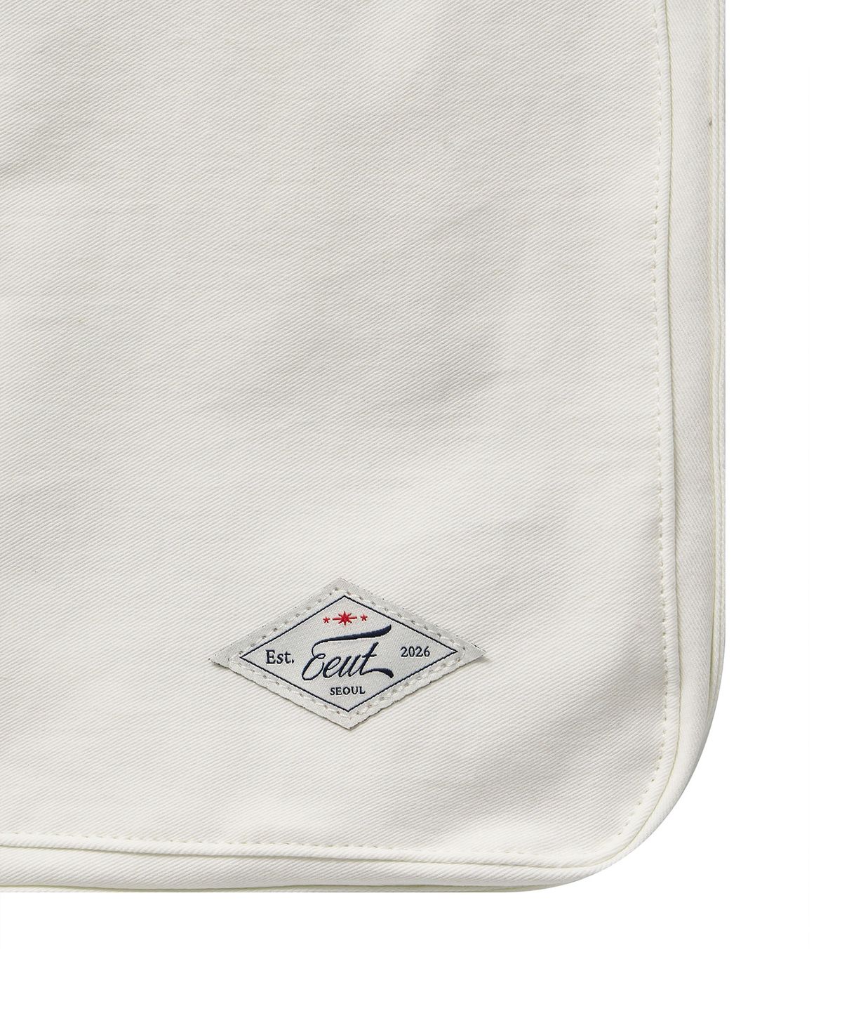이우트(EEUT) WIDE STRAP ECO BAG / WHITE