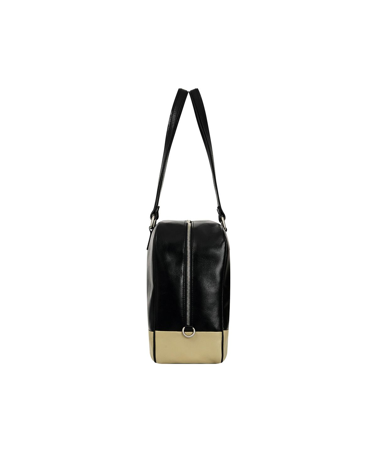 이우트(EEUT) LINE BLOCK LEATHER BAG / BLACK