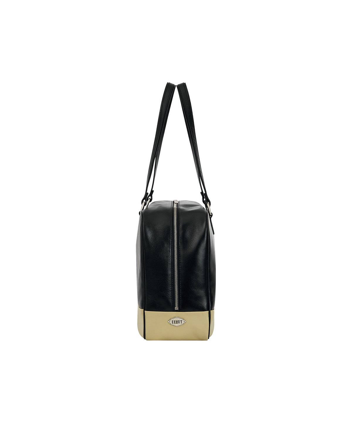 이우트(EEUT) LINE BLOCK LEATHER BAG / BLACK