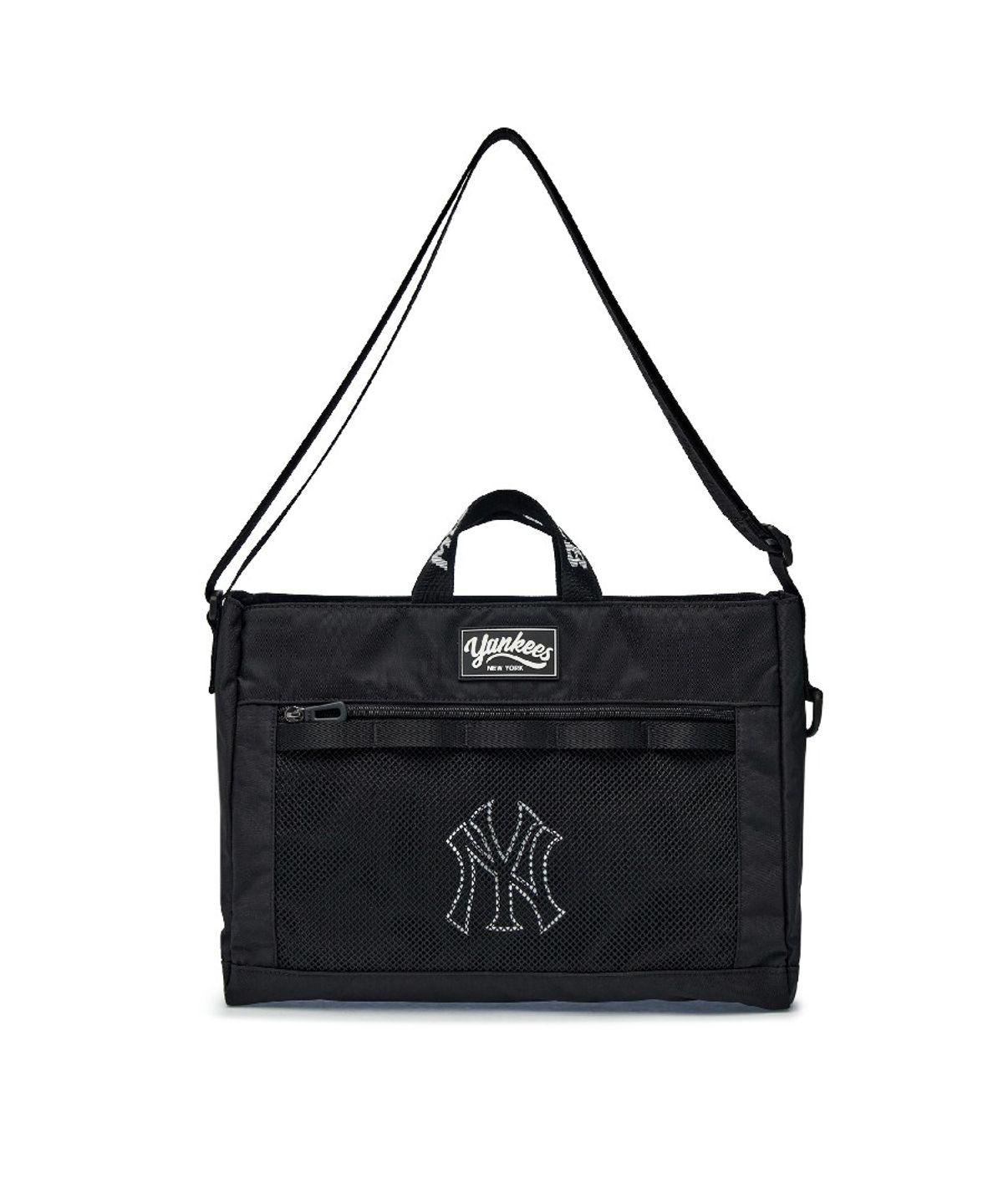 엠엘비 키즈(MLB KIDS) 태그 메쉬 메신저백 NY (Black)