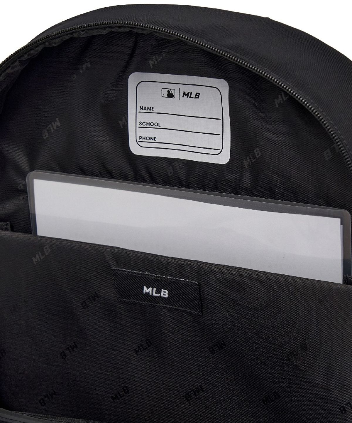 엠엘비 키즈(MLB KIDS) 고학년 투포켓 책가방 NY (Black)
