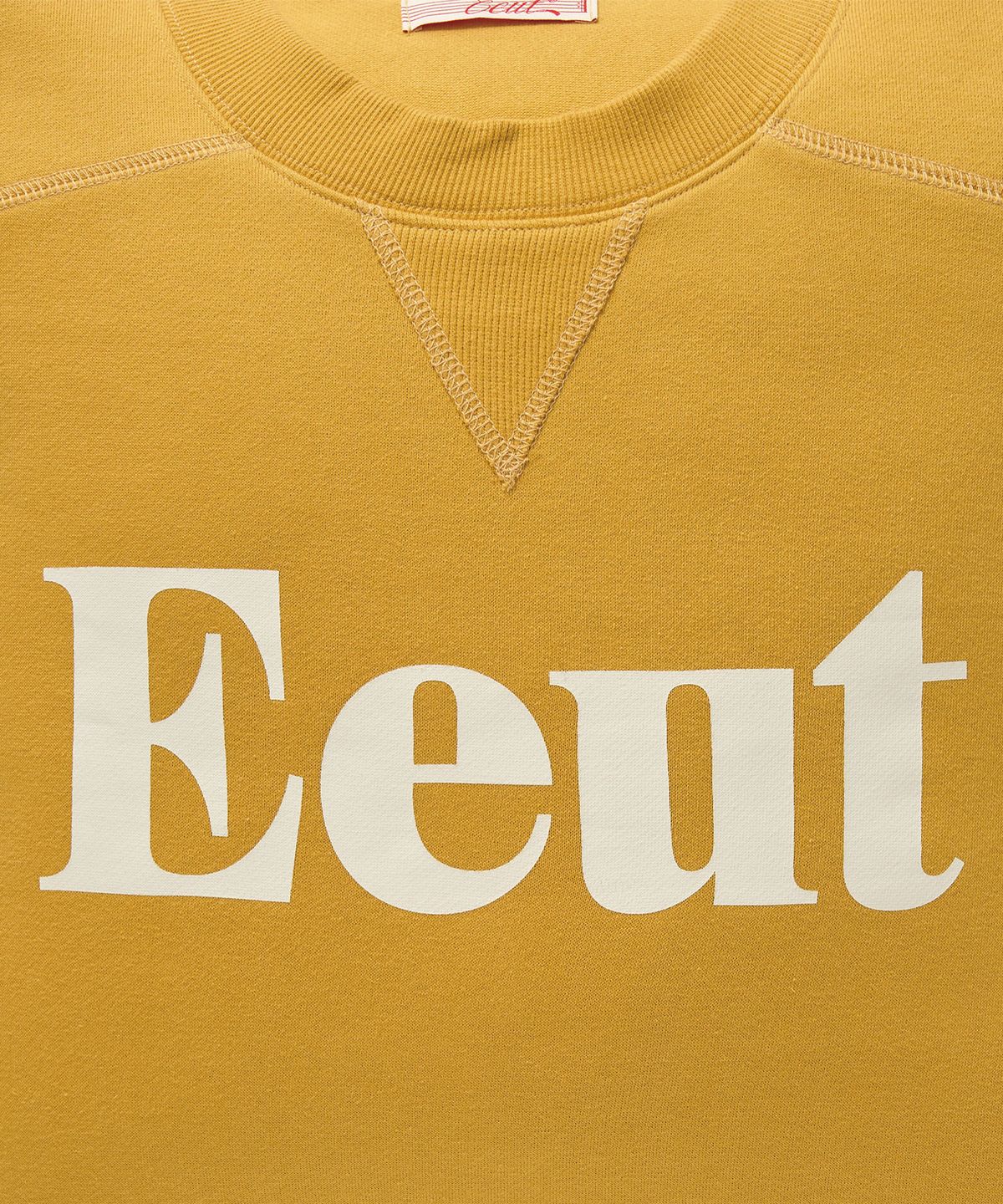 이우트(EEUT) EEUT SWEATSHIRT CUSION COVER/ YELLOW
