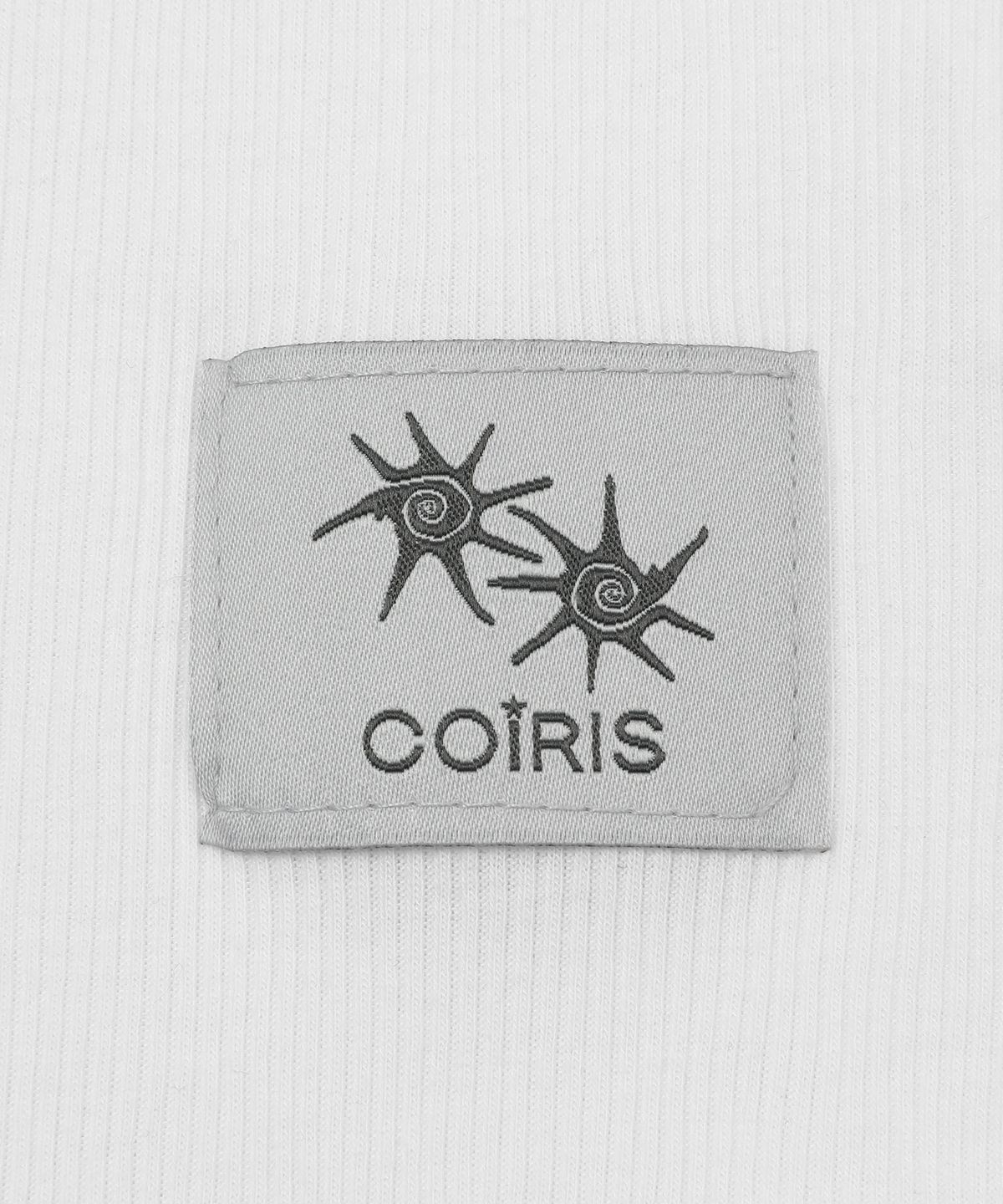 코이리스(COIRIS) 아리나 버튼 크롭 굴림 슬리브리스 (4컬러)