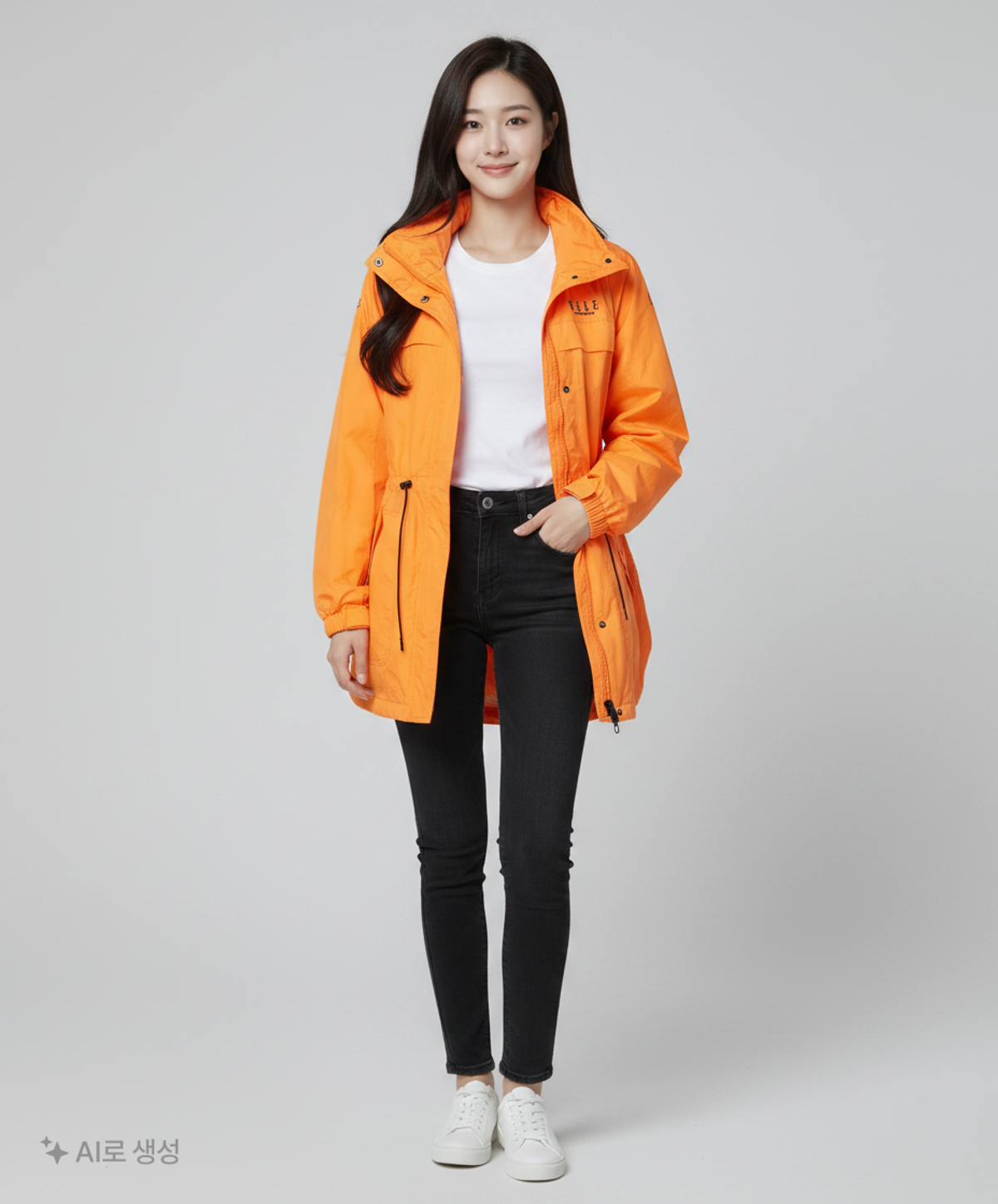 엘르 아웃도어(ELLE OUTDOOR) 나일론/코치 재킷 90