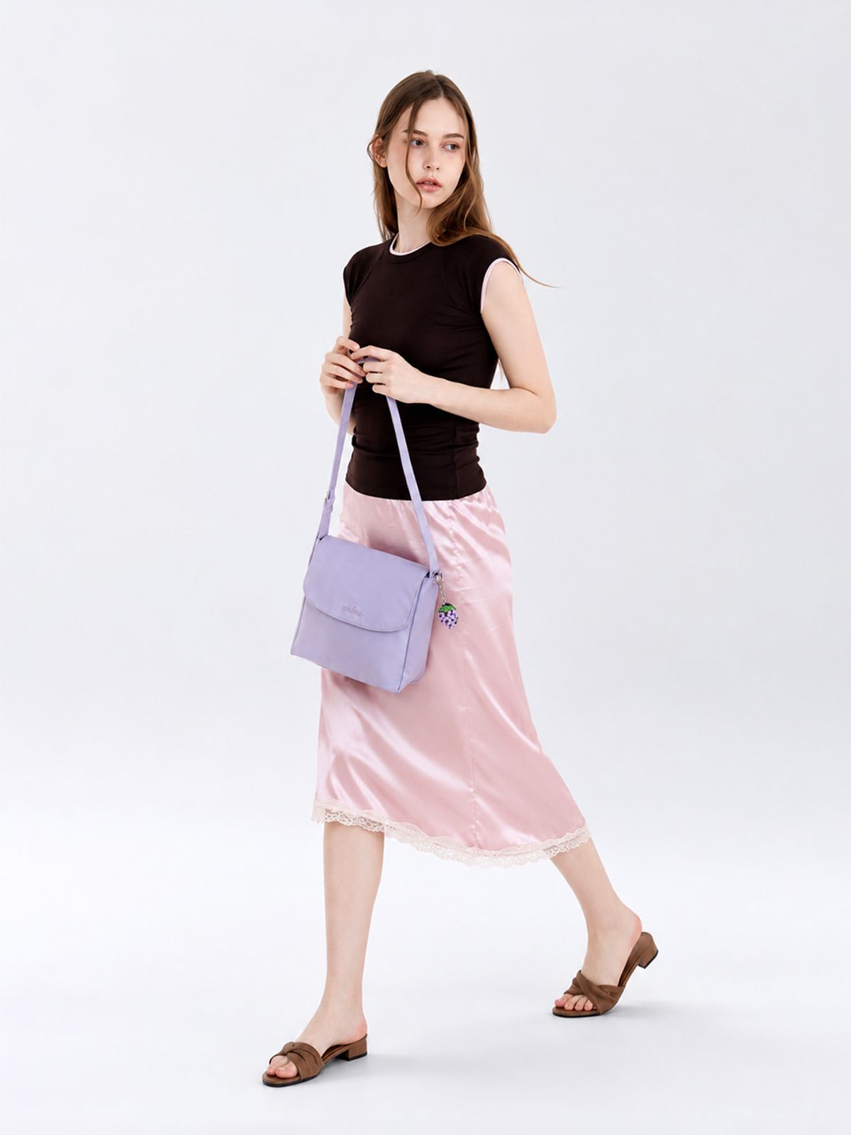 메흐(MEHEU) LEAH NYLON BAG (lavender)