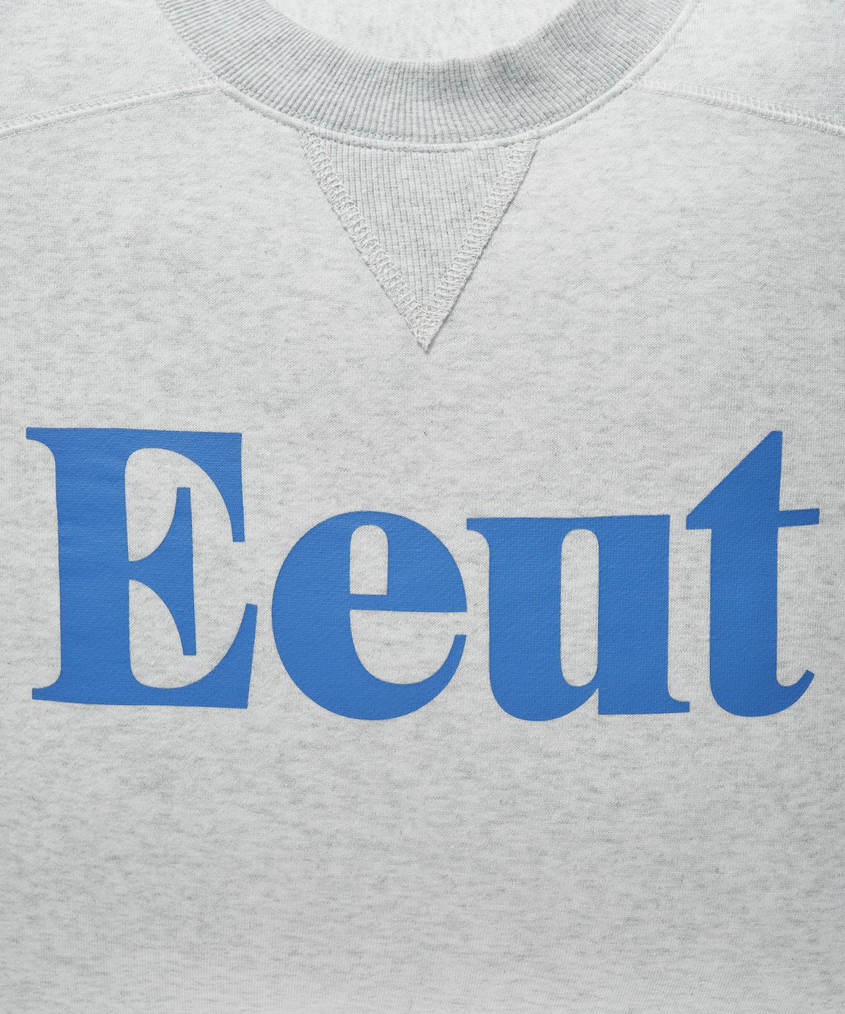 이우트(EEUT) EEUT SWEATSHIRT CUSION COVER/ MELANGE WHITE