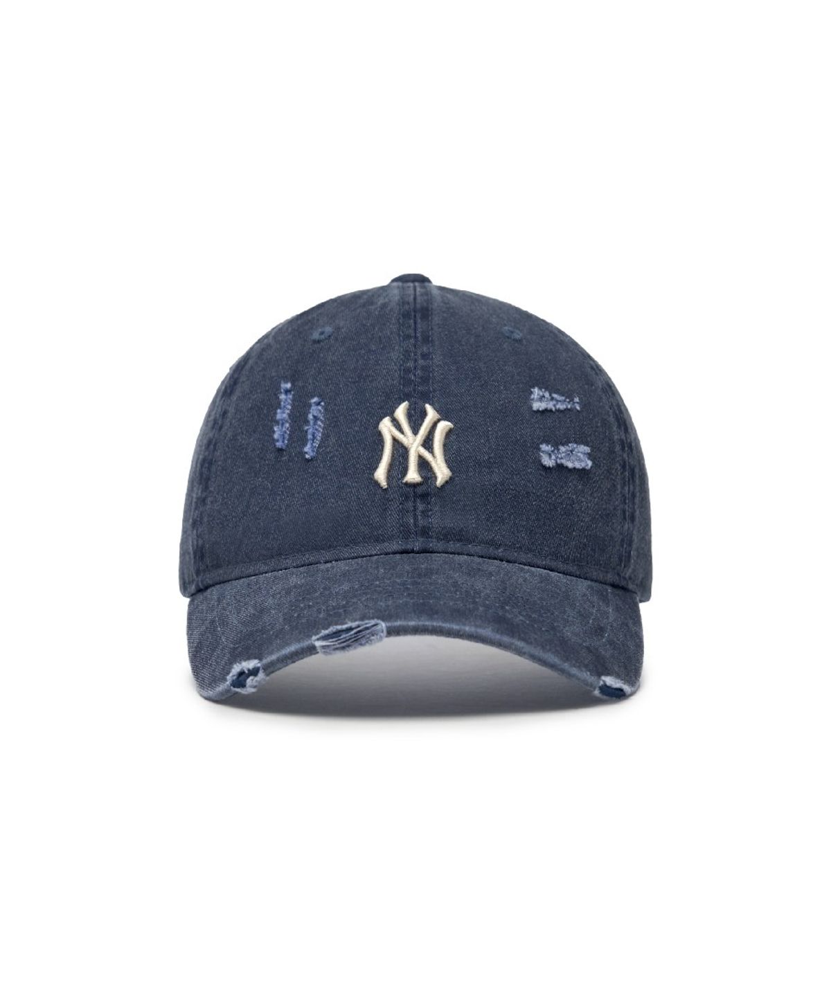 엠엘비 키즈(MLB KIDS) 피그먼트 데미지 워싱 볼캡 NY (Navy)