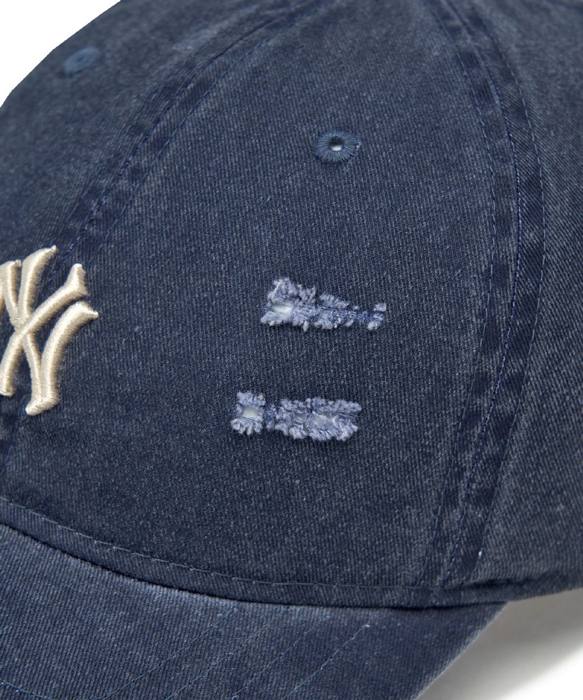엠엘비 키즈(MLB KIDS) 피그먼트 데미지 워싱 볼캡 NY (Navy)