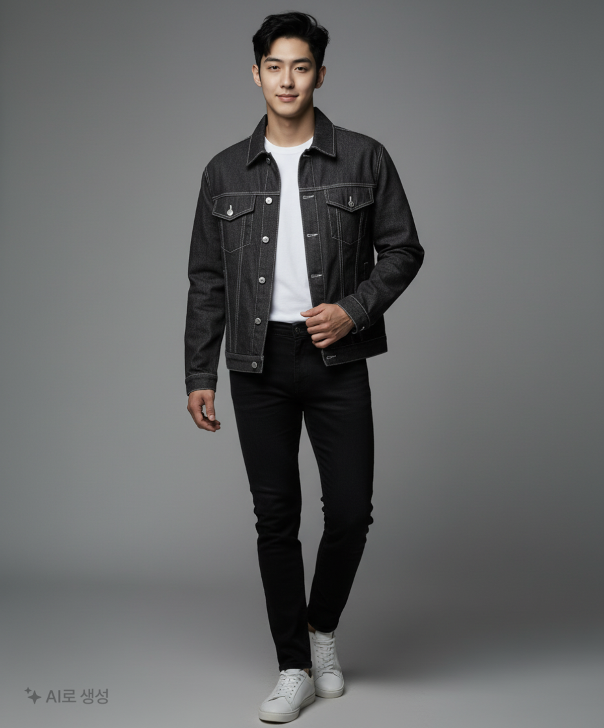 스파오(SPAO) 데님/트러커 재킷 S