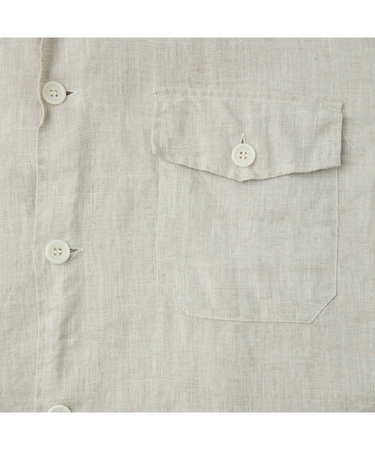 시리즈(SERIES) OSVALDO TRUCCHI PRINTED LINEN SHORT SHIRTS SOSFM26505IVX