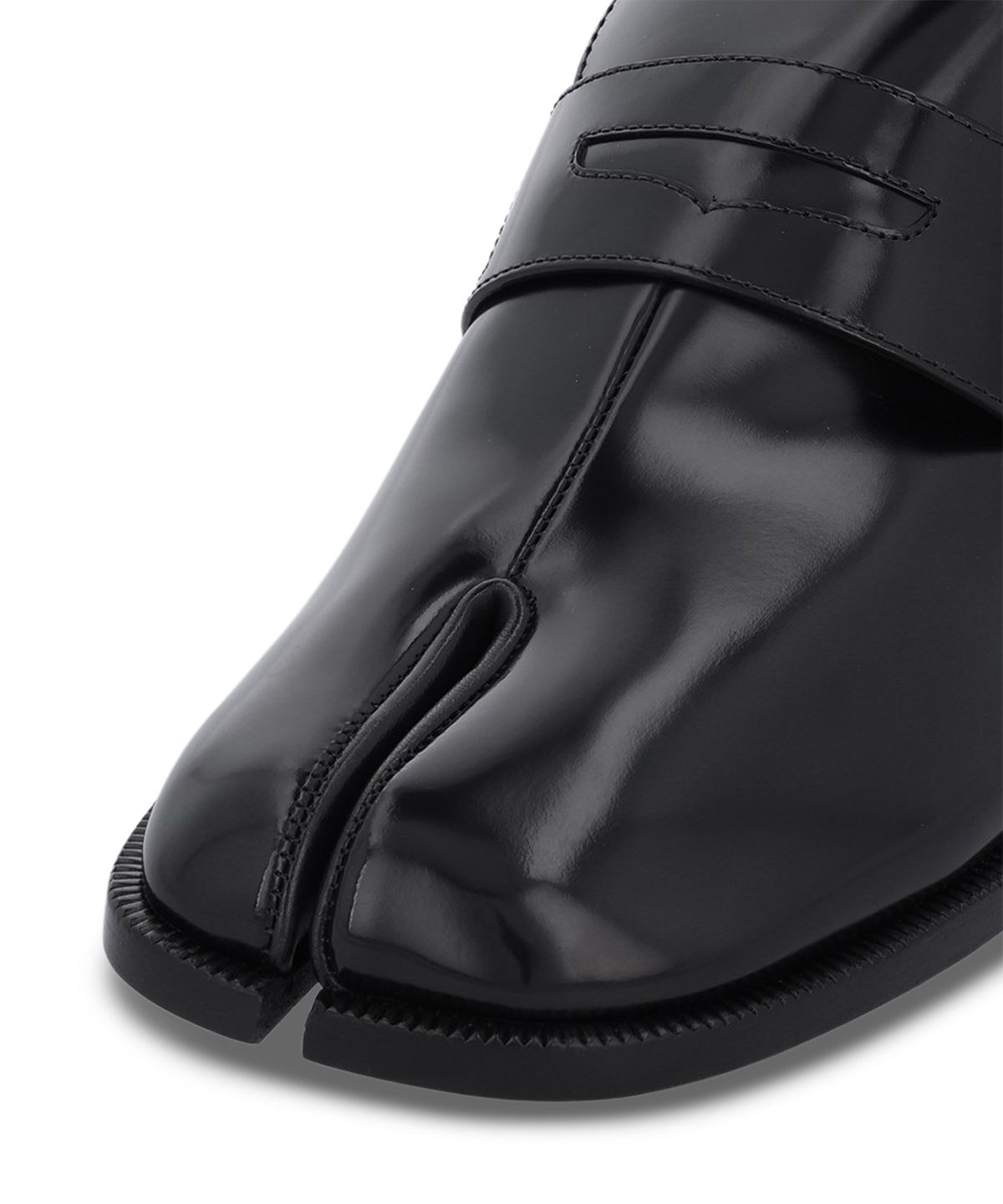 메종 마르지엘라(MAISON MARGIELA) 타비 시티 바부슈 로퍼 - 블랙 / S57WR0117P3827H8396