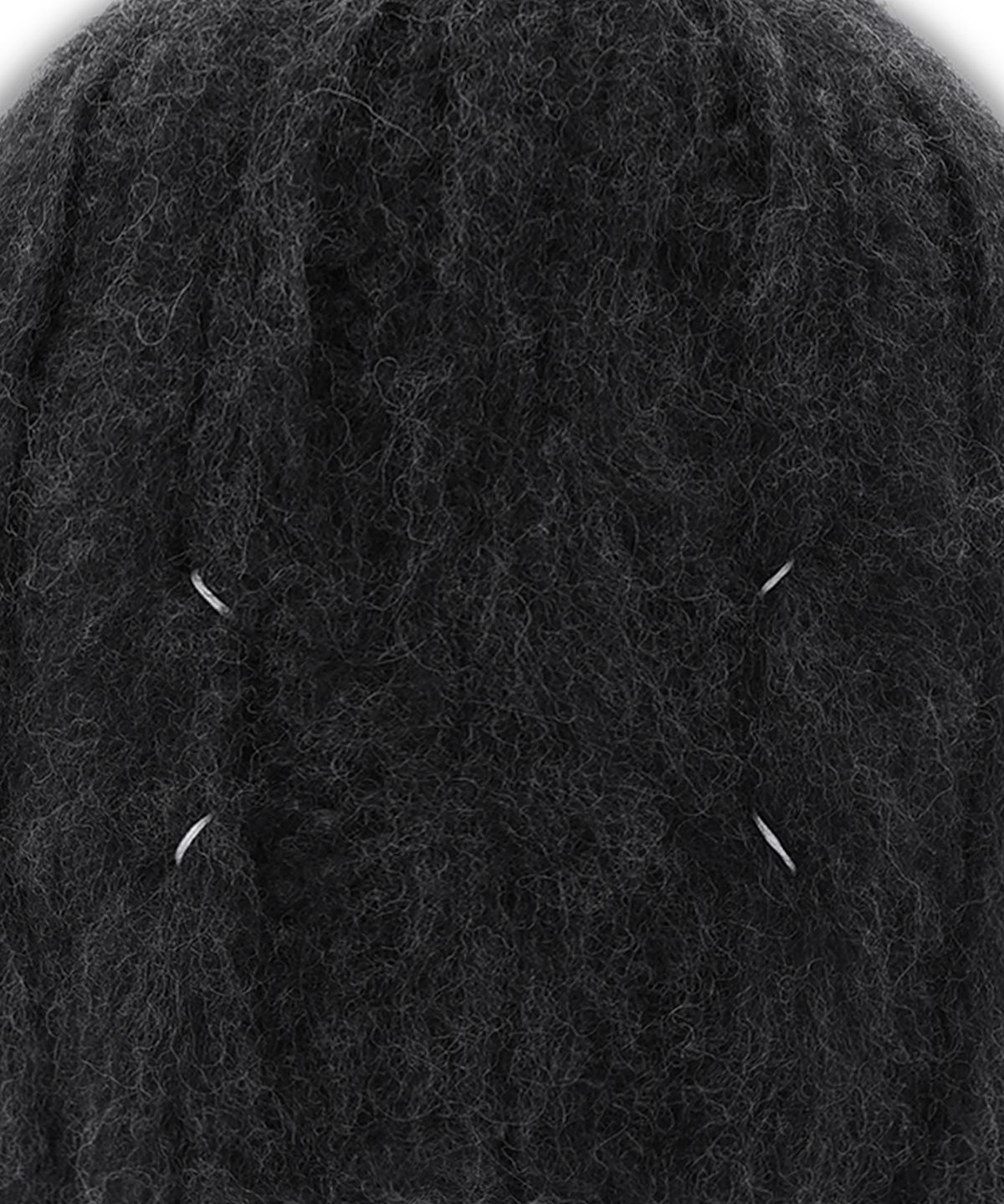 메종 마르지엘라(MAISON MARGIELA) 리브드 이어 플랩 비니 - 차콜 그레이 / S50TB0023M13314855M