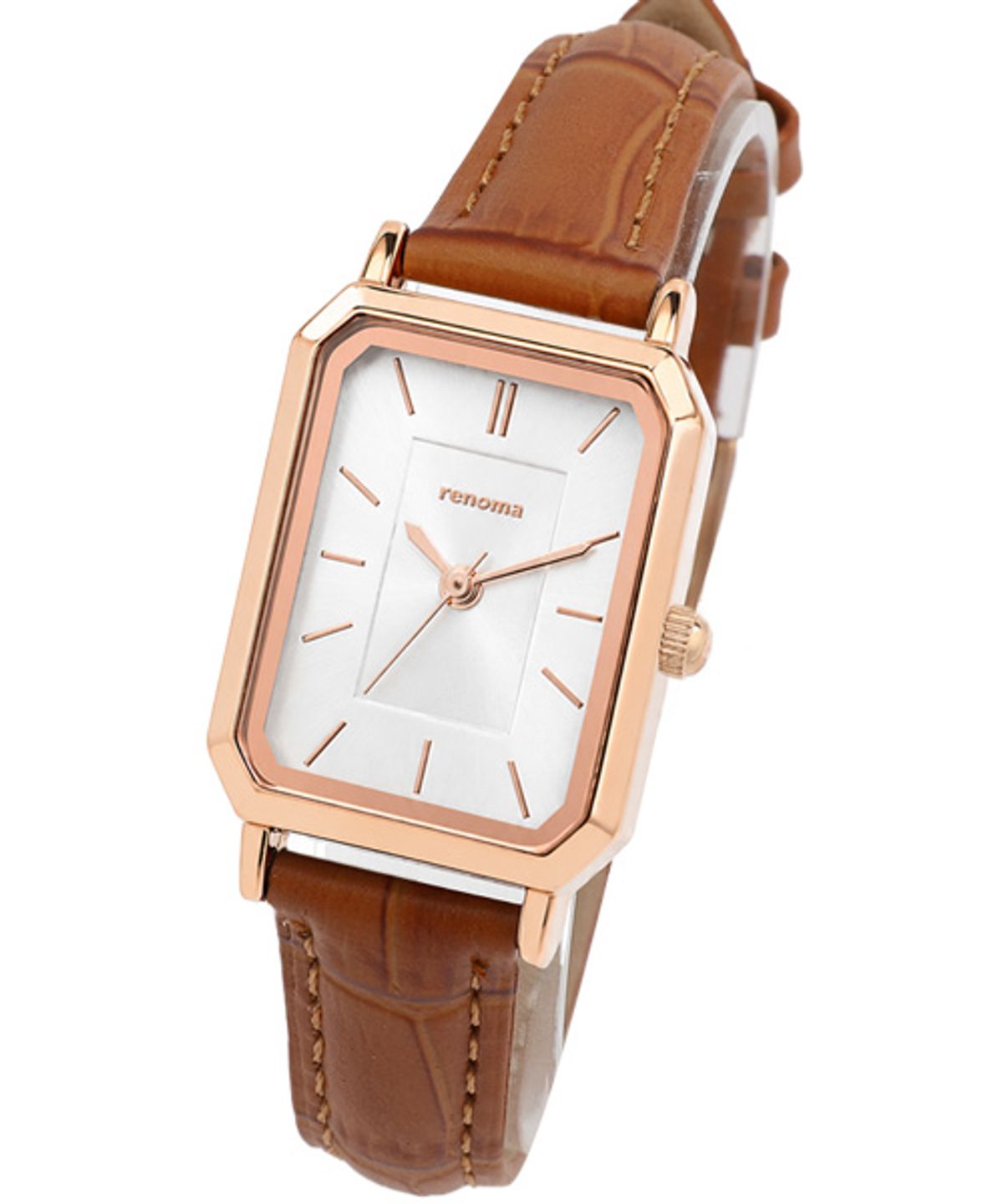 레노마 시계(RENOMA WATCH) 여성 모던 클래식 스퀘어 워치 RE6005LWH