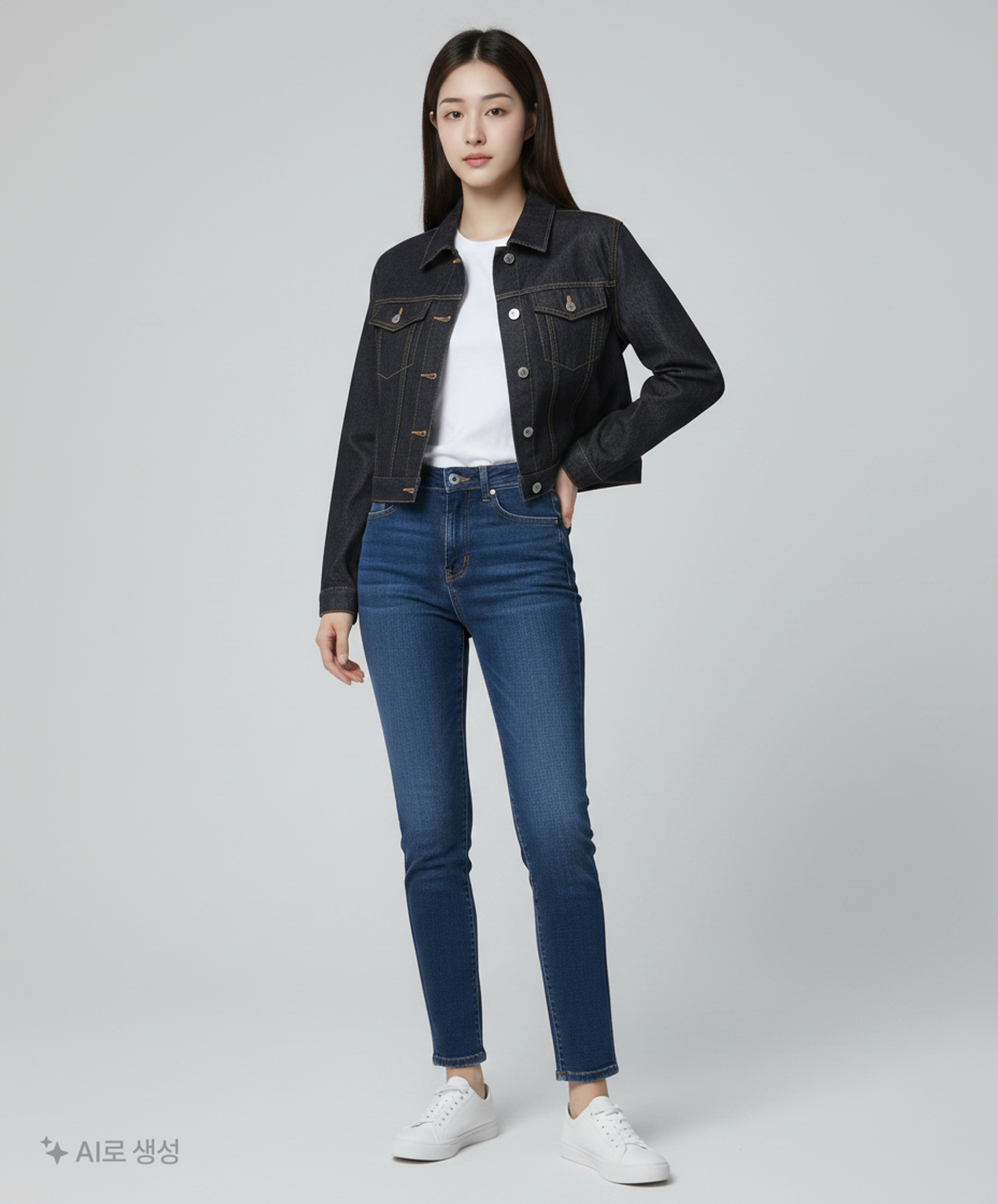 스파오(SPAO) 데님/트러커 재킷 S