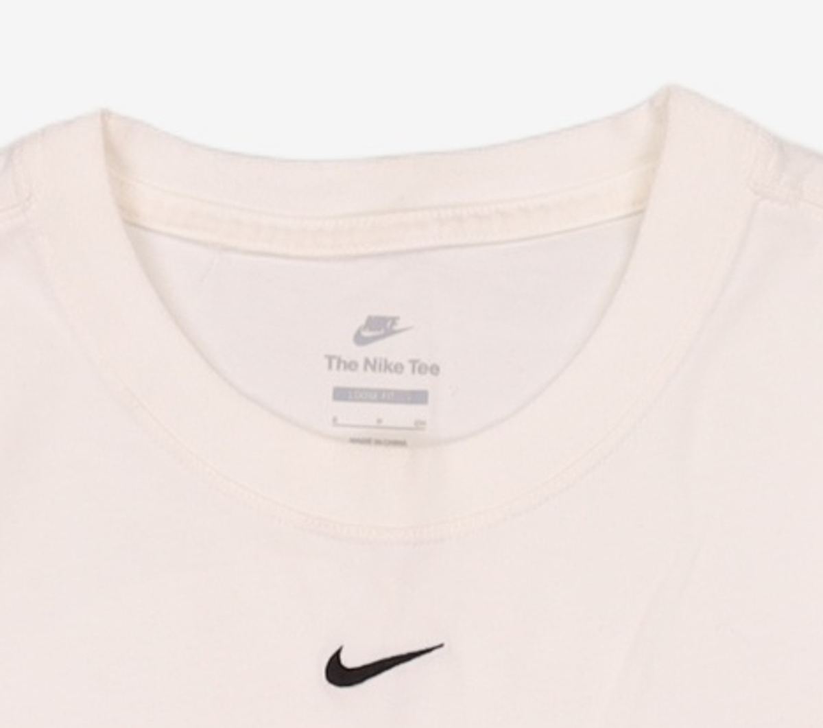 나이키(NIKE) 스포츠웨어 에센셜 박시 티셔츠 W - 화이트:블랙 / DD1238-100 S