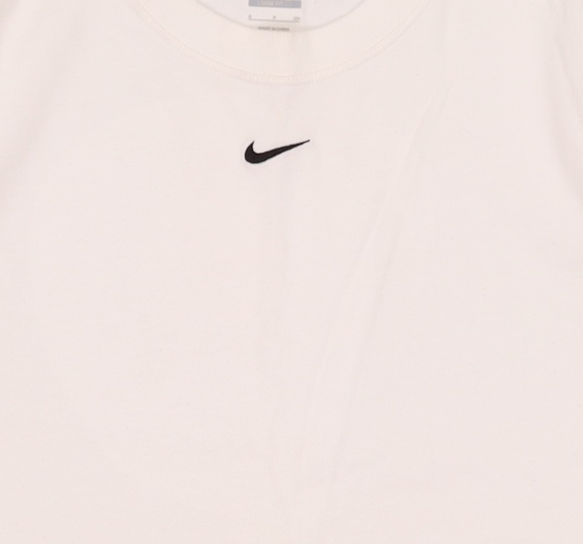 나이키(NIKE) 스포츠웨어 에센셜 박시 티셔츠 W - 화이트:블랙 / DD1238-100 S