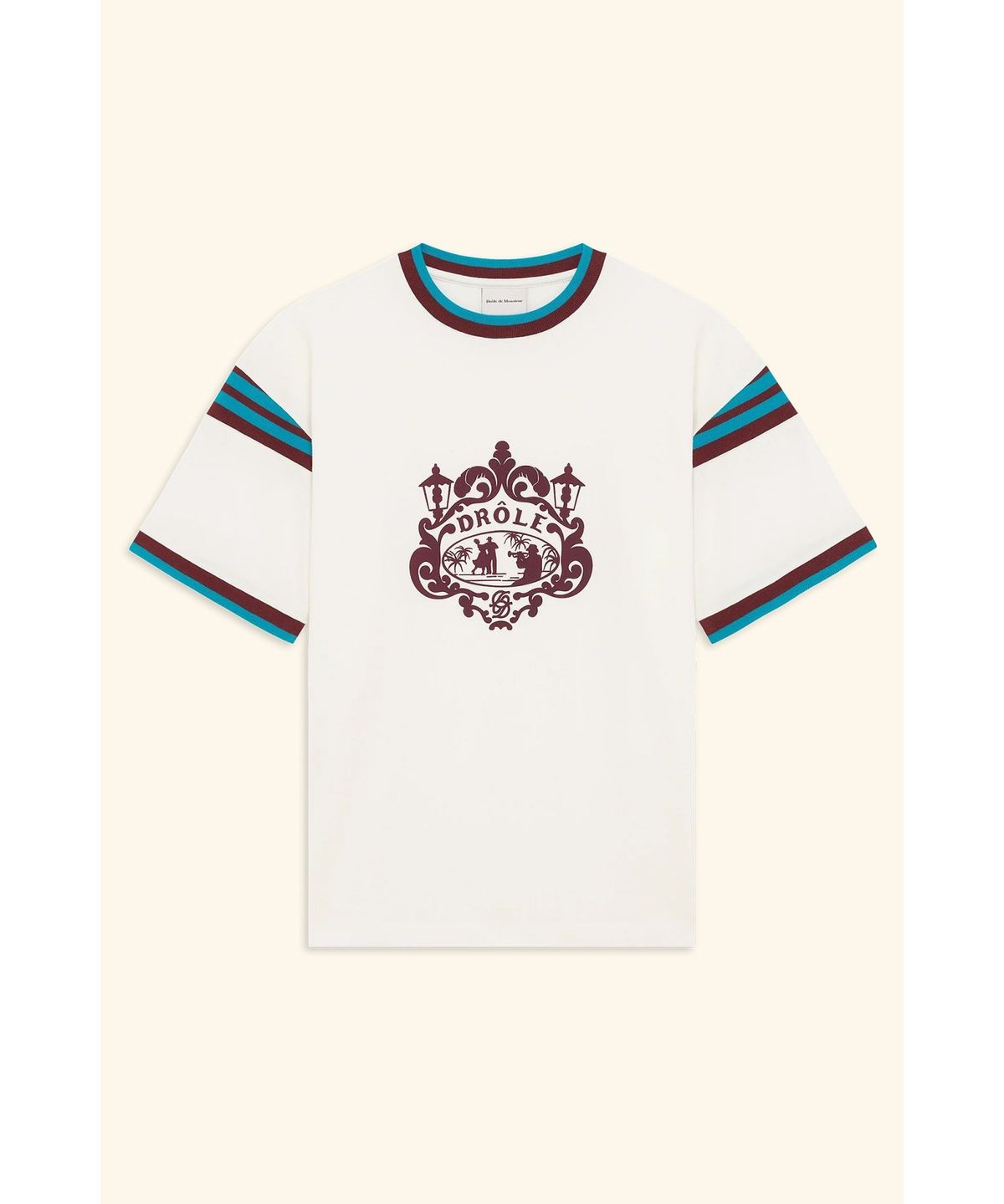 드롤드무슈(DROLE DE MONSIEUR) 티셔츠 단서르 T-shirt Danseurs D0TCM26207WHM