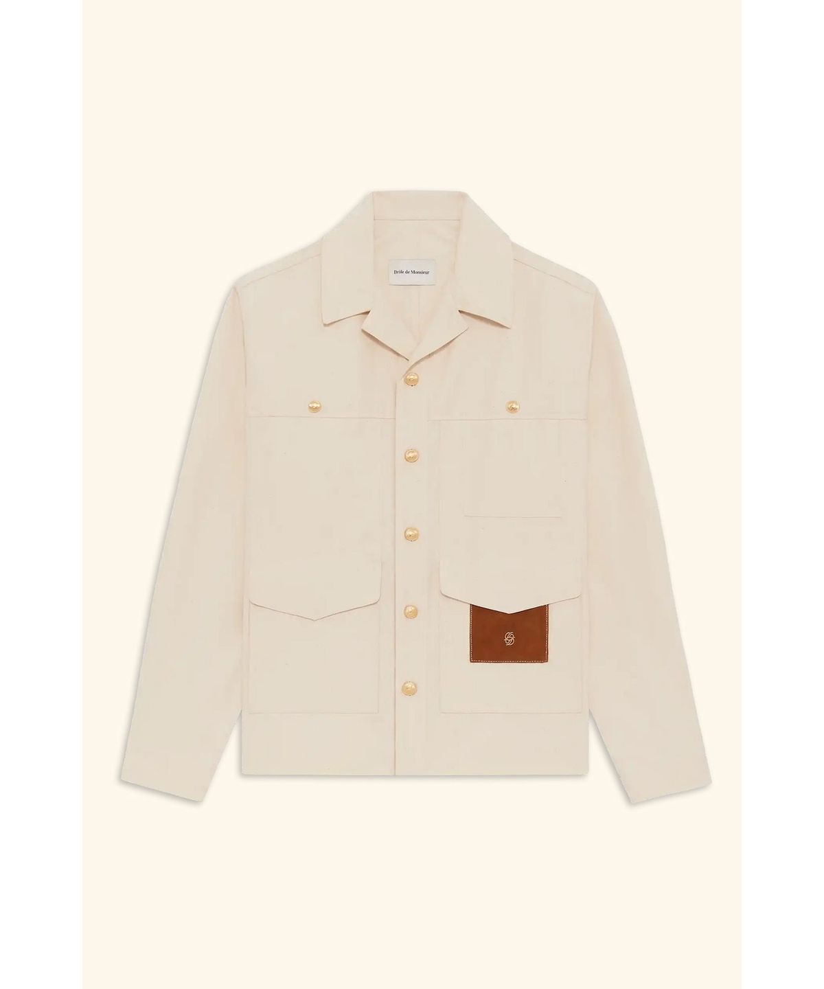 드롤드무슈(DROLE DE MONSIEUR) 포켓 코튼 재킷 Veste Coton   Poches D0JAM26111WHM