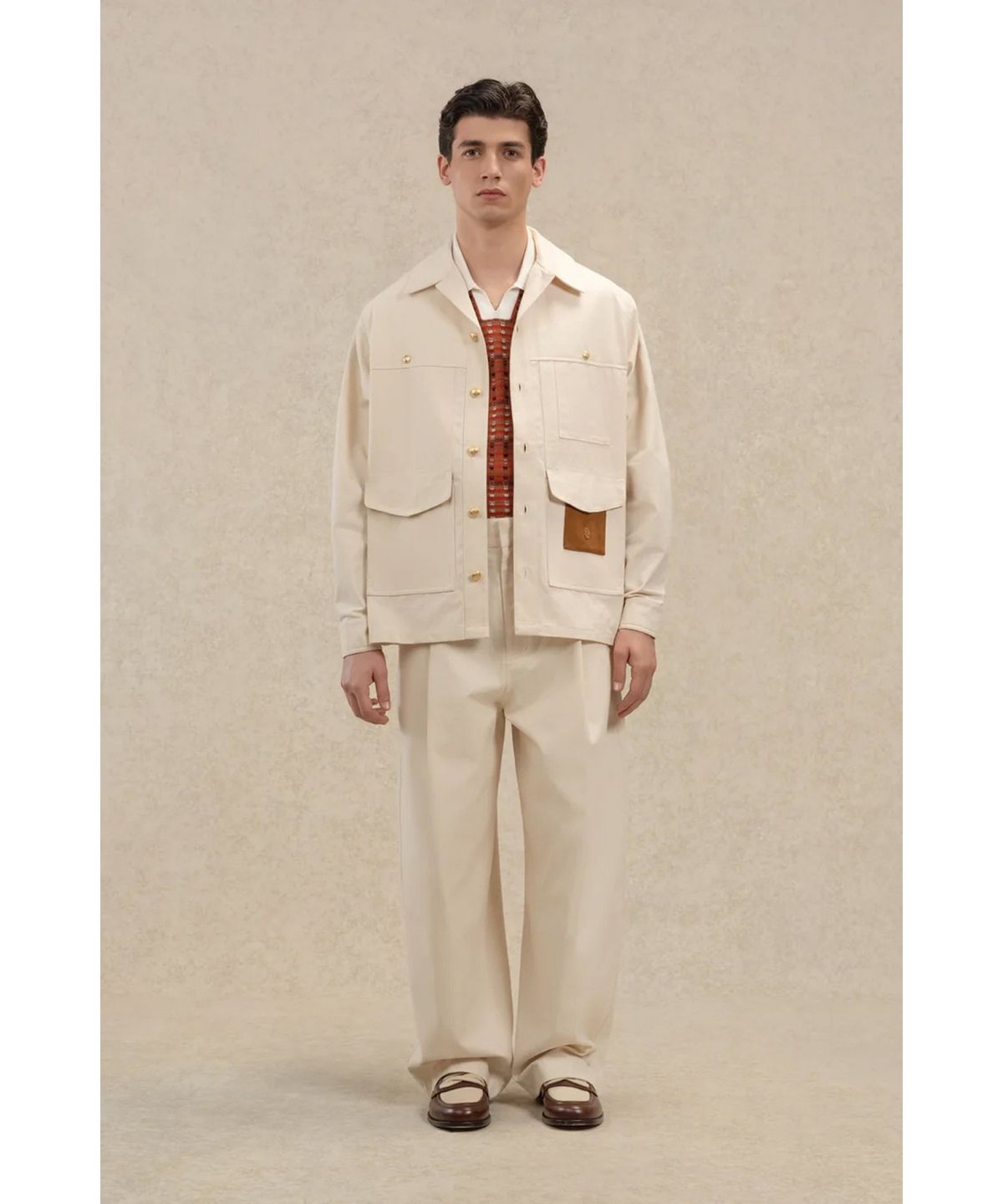 드롤드무슈(DROLE DE MONSIEUR) 포켓 코튼 재킷 Veste Coton   Poches D0JAM26111WHM