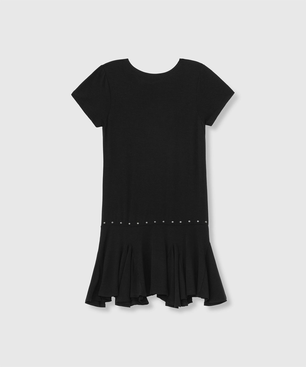니히(NIEEH) Wave line mini dress (Black)