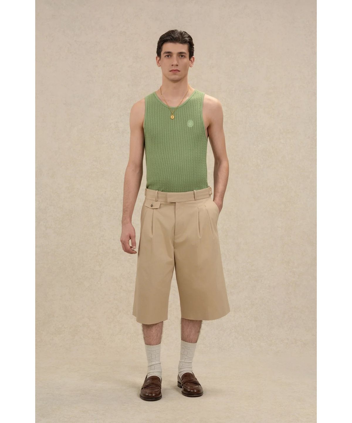 드롤드무슈(DROLE DE MONSIEUR) 롱 코튼 쇼츠 Short Long Coton D0POM26321BEX