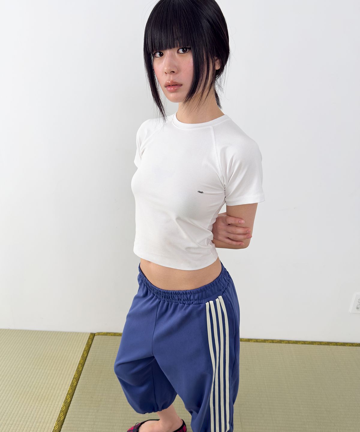 니히(NIEEH) Harbor track pants (Blue)