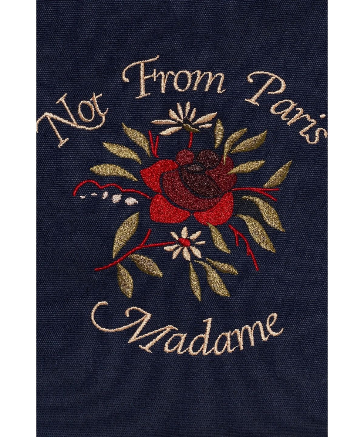 드롤드무슈(DROLE DE MONSIEUR) 로즈 슬로건 토트백 Sac Tote Slogan Rose D4BAS26800NYX