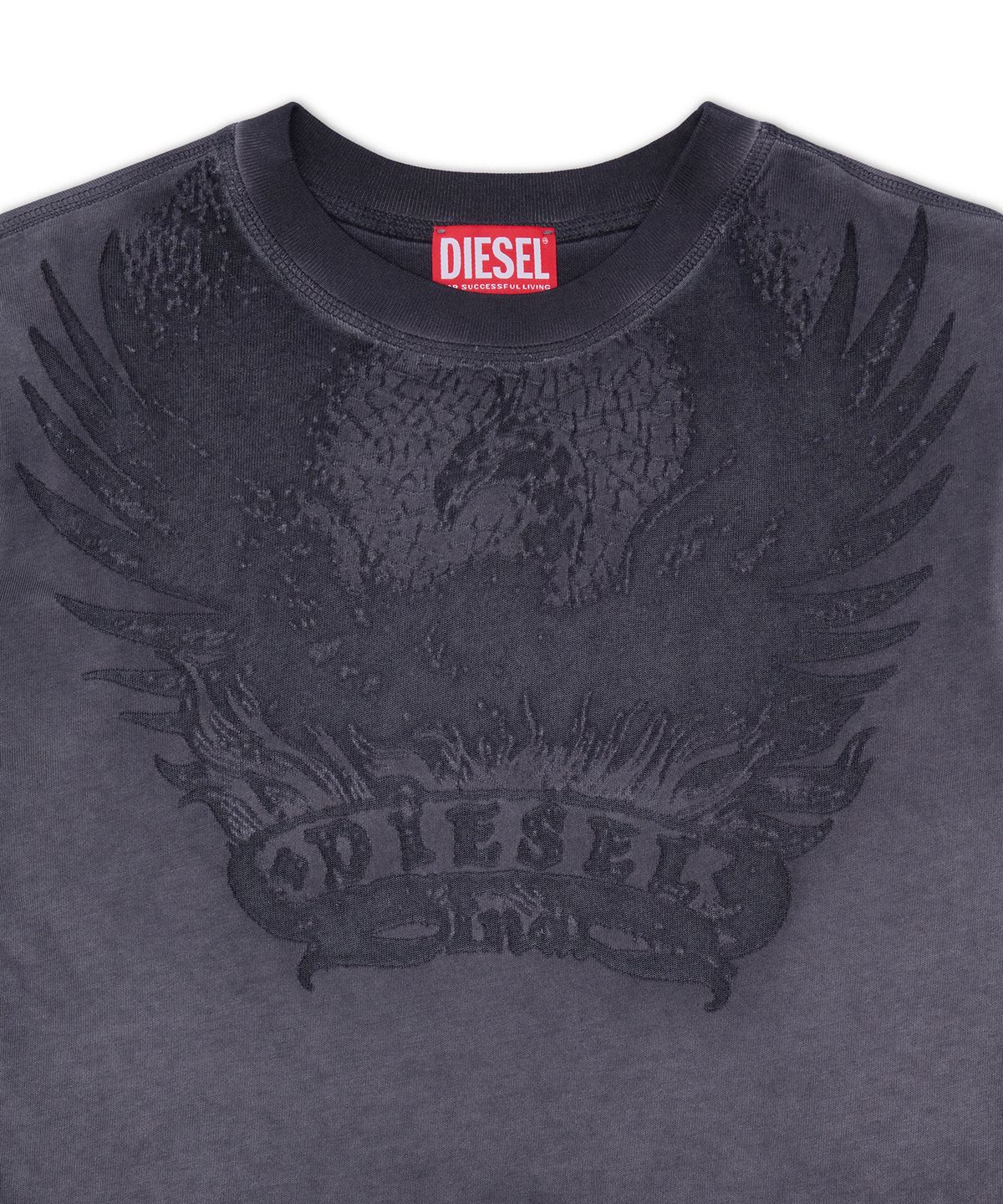 디젤(DIESEL) T-일라-AA7 반소매 티셔츠 - 플럼 / A232340DLBW96H