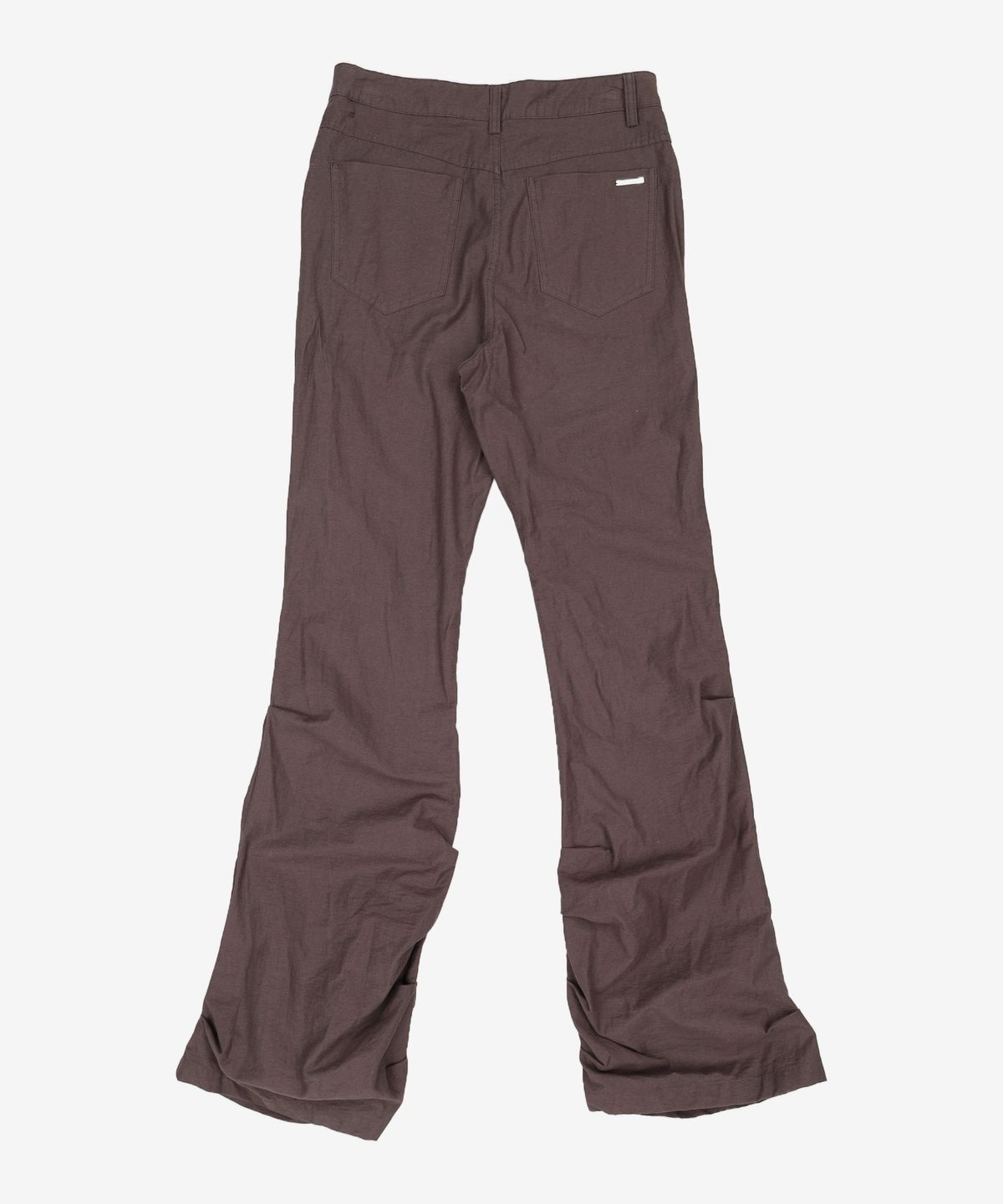 미세키서울(MISEKI SEOUL) Cotton shirring bootscut pants BLACK 3
