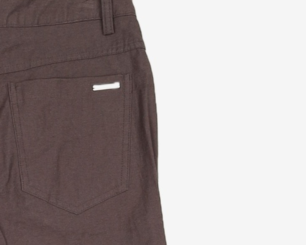 미세키서울(MISEKI SEOUL) Cotton shirring bootscut pants BLACK 3