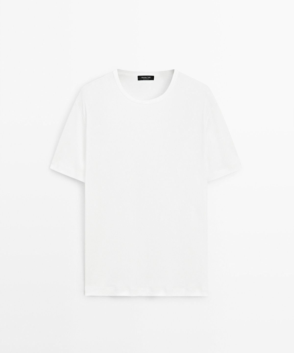 마시모두띠(MASSIMO DUTTI) 100% 코튼 반팔 티셔츠