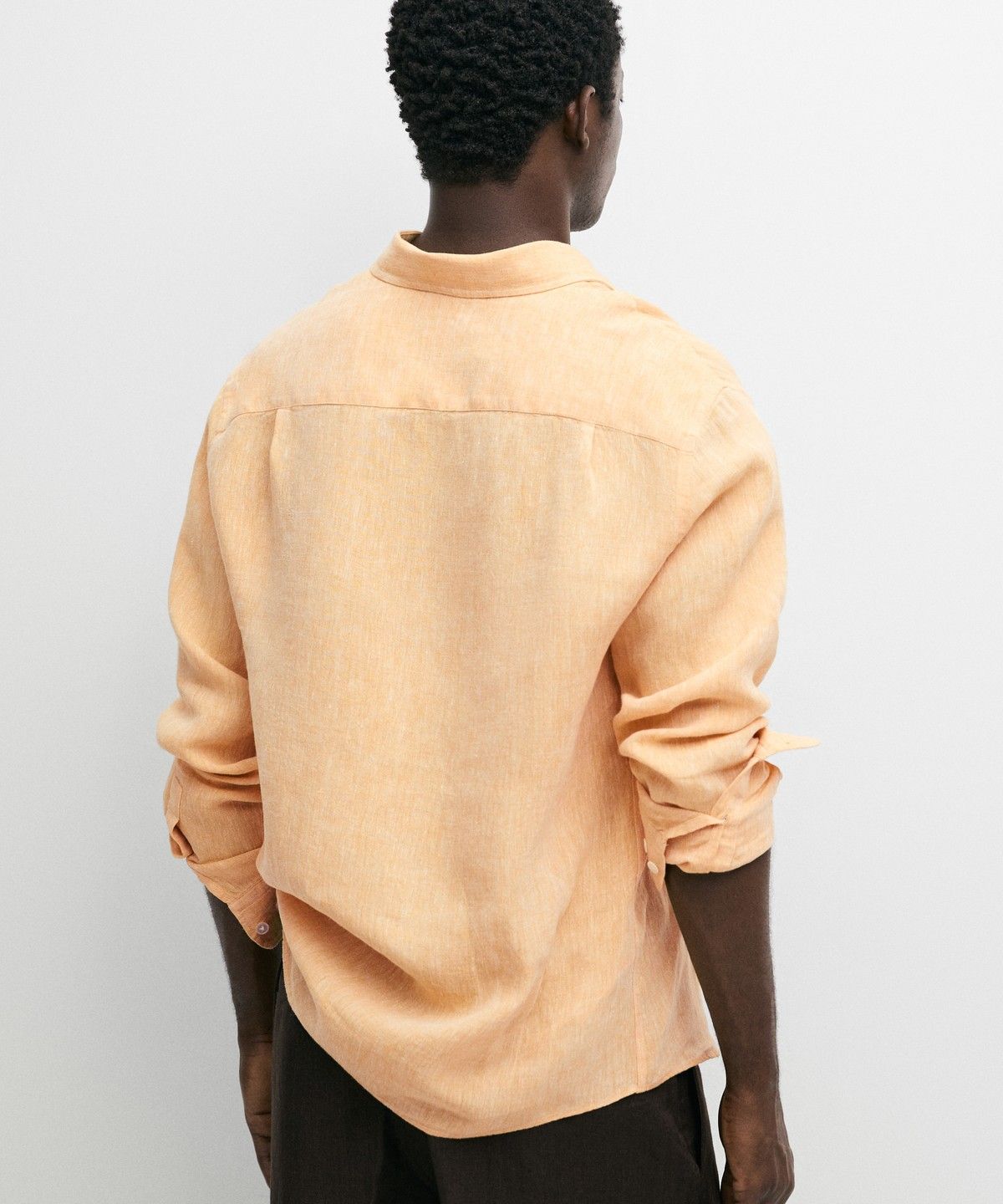 마시모두띠(MASSIMO DUTTI) 레귤러 핏 100% 린넨 셔츠