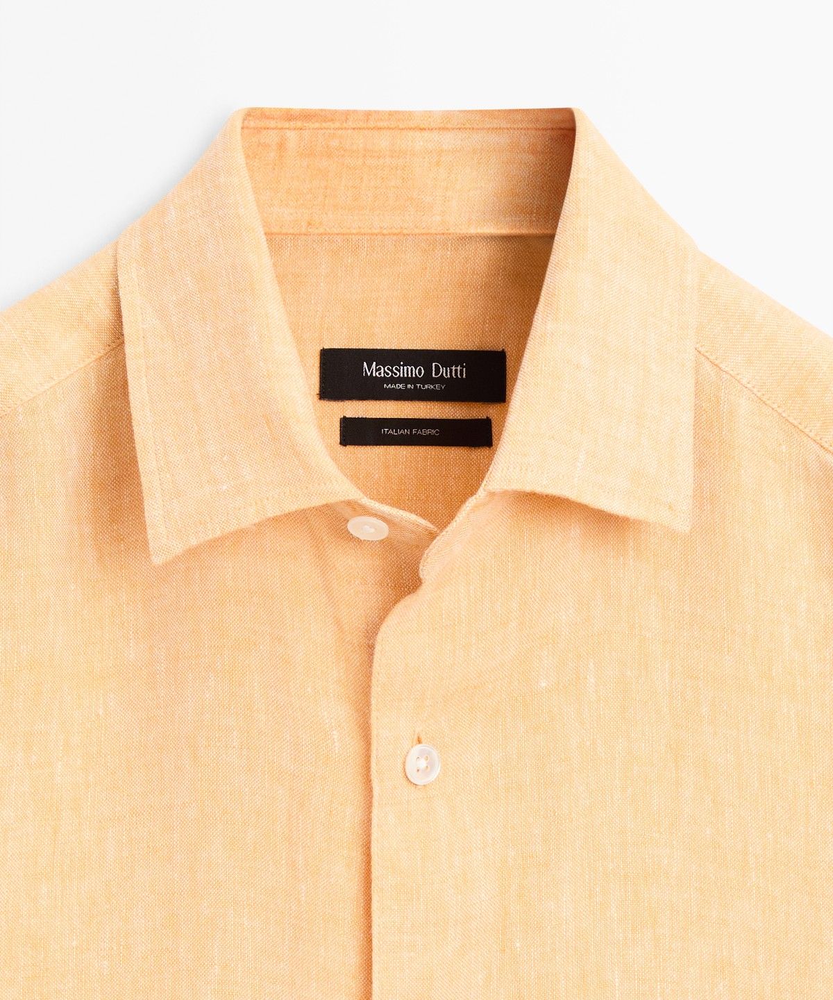 마시모두띠(MASSIMO DUTTI) 레귤러 핏 100% 린넨 셔츠