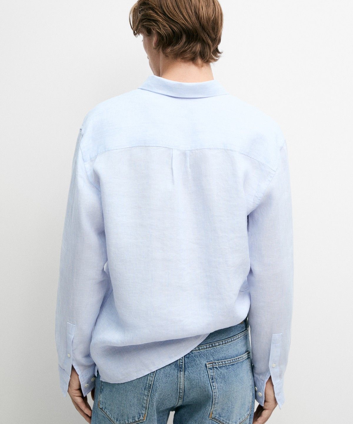 마시모두띠(MASSIMO DUTTI) 100% 린넨 셔츠