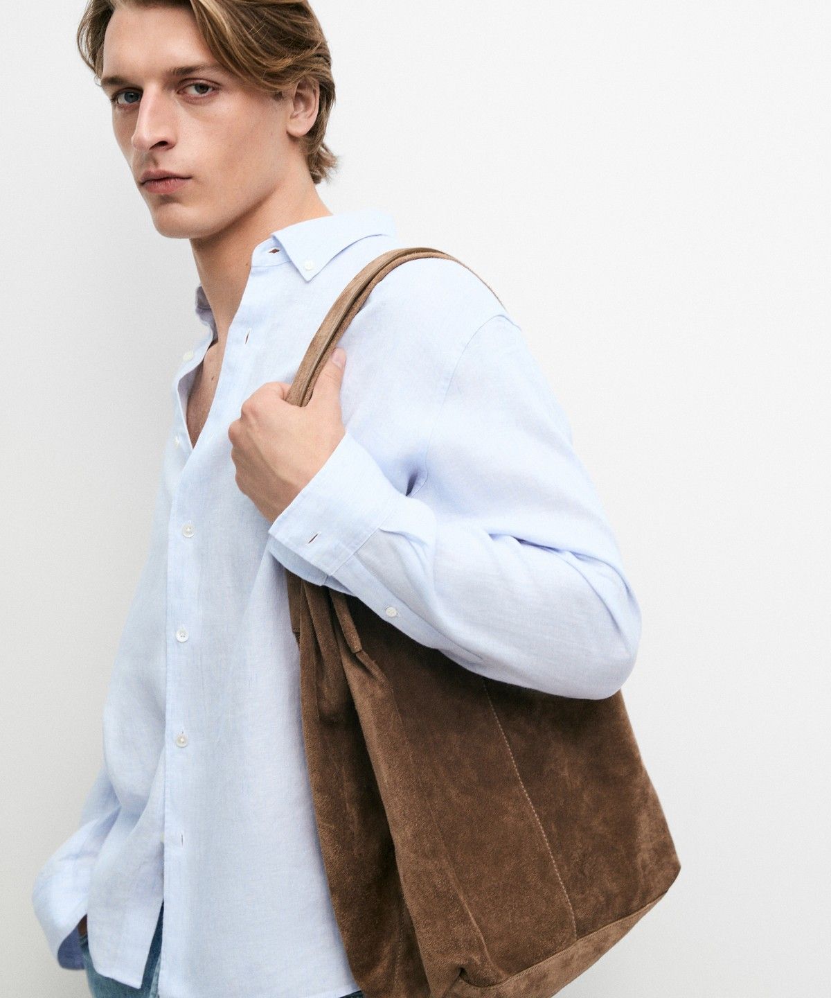마시모두띠(MASSIMO DUTTI) 100% 린넨 셔츠