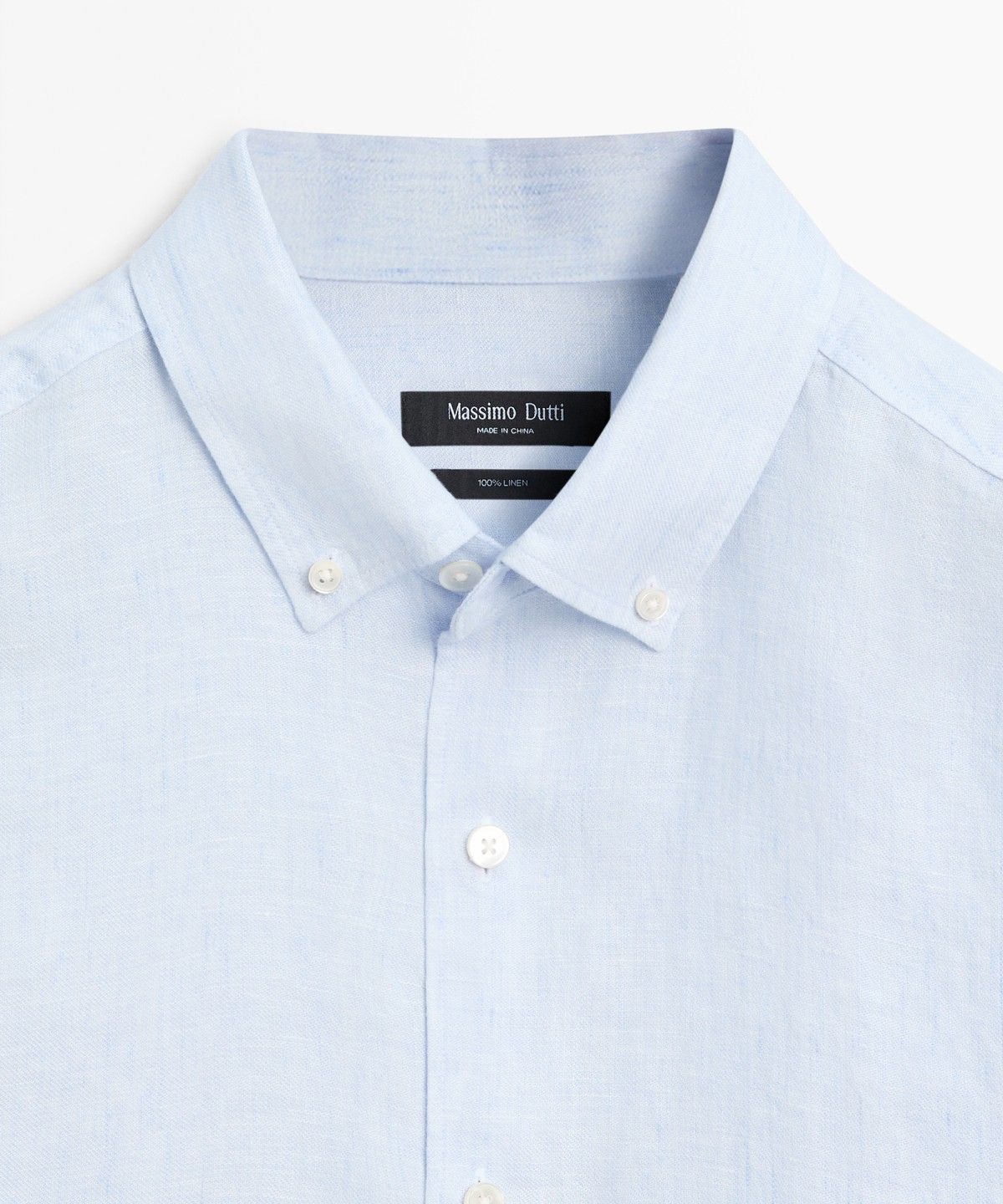 마시모두띠(MASSIMO DUTTI) 100% 린넨 셔츠