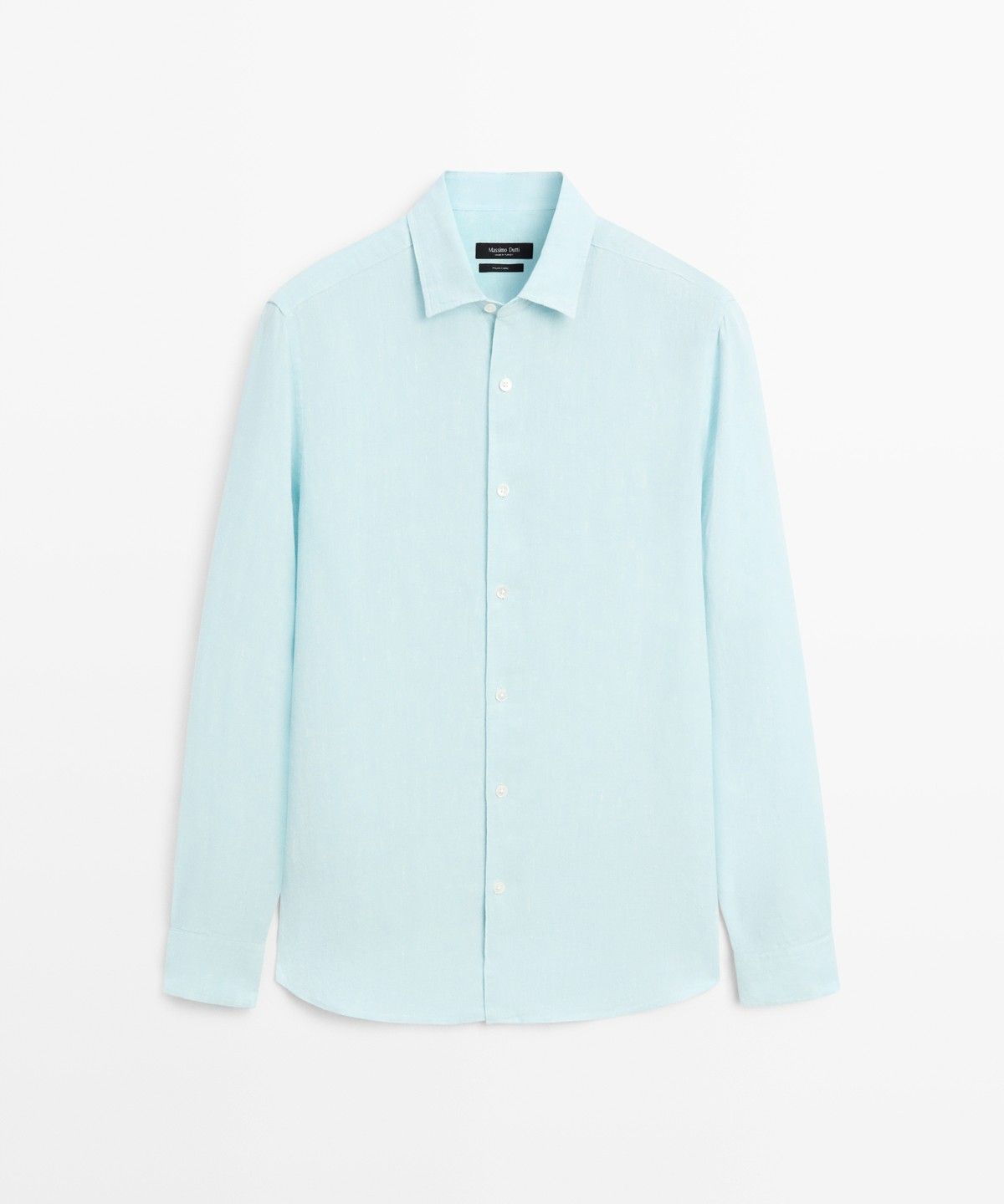 마시모두띠(MASSIMO DUTTI) 100% 린넨 레귤러 핏 셔츠