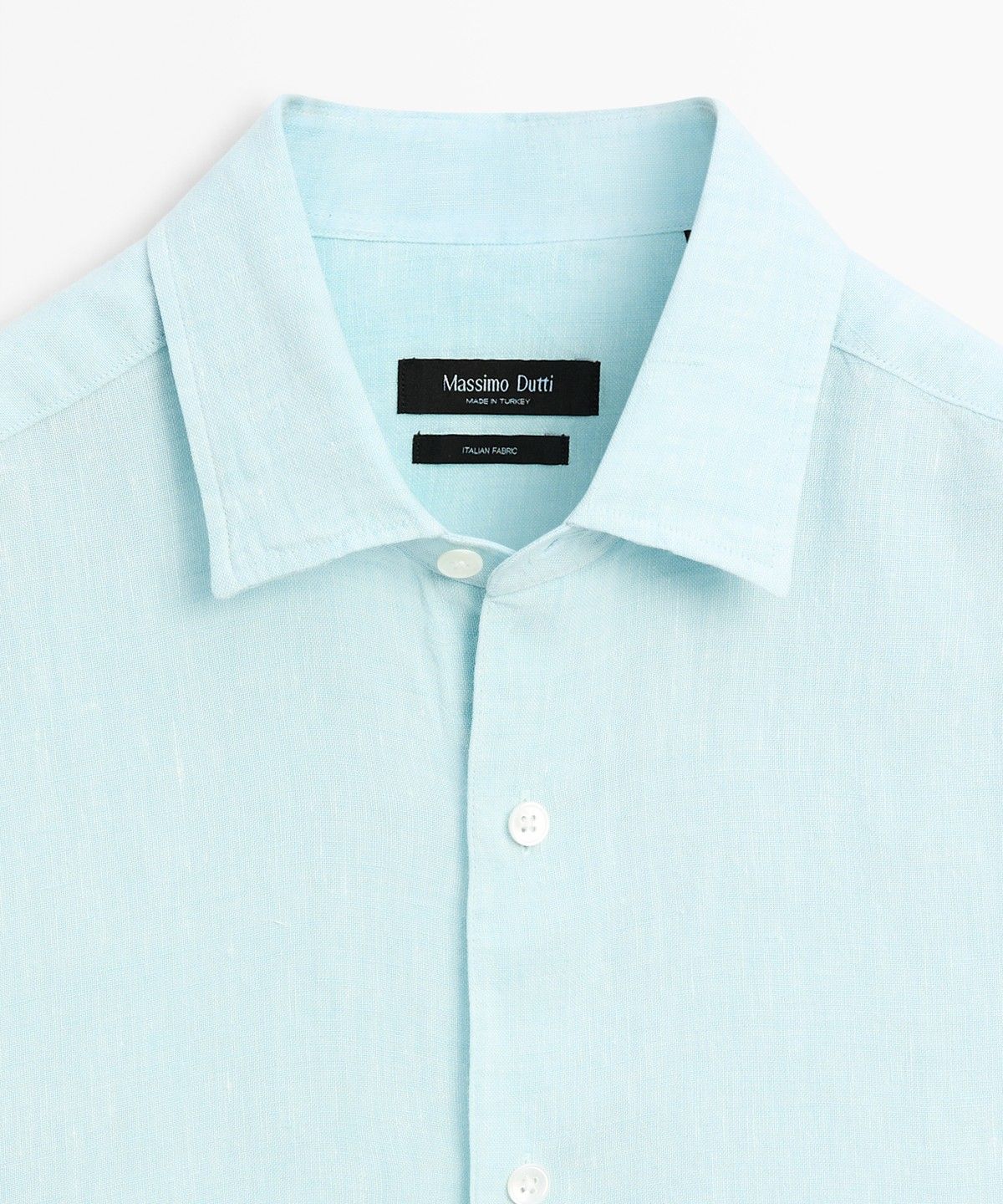 마시모두띠(MASSIMO DUTTI) 100% 린넨 레귤러 핏 셔츠