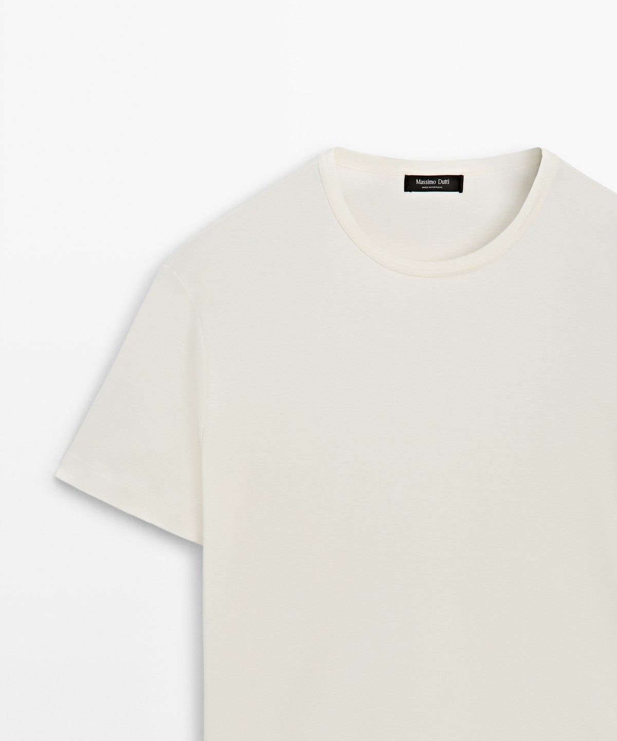 마시모두띠(MASSIMO DUTTI) 100% 코튼 반팔 티셔츠